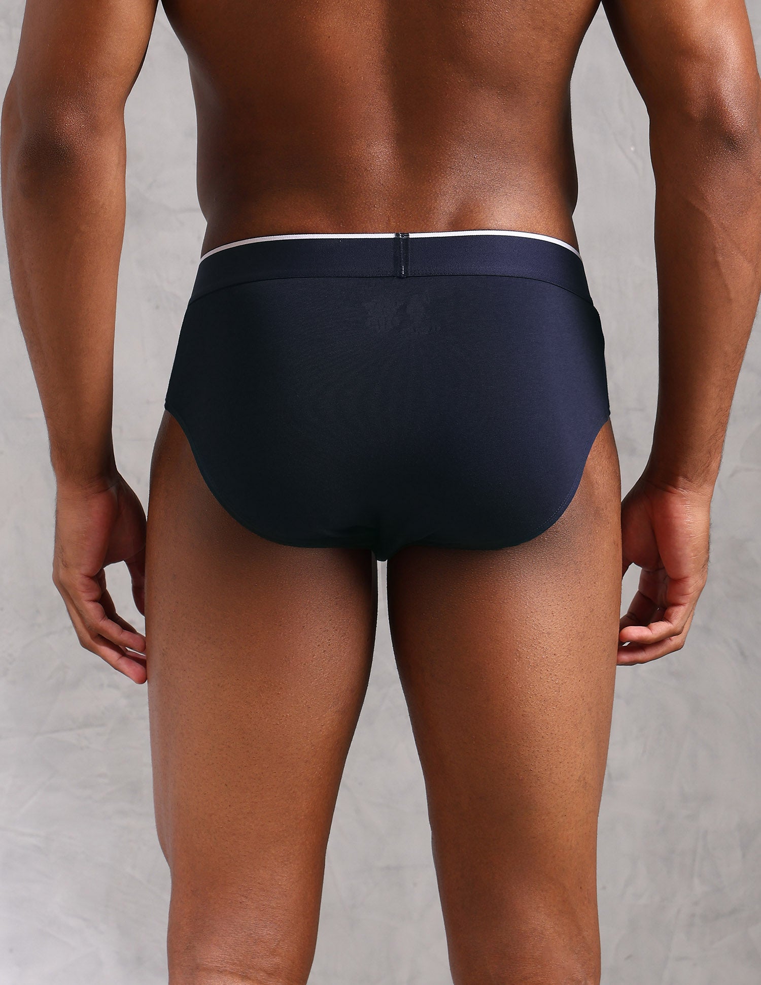 Elasticized Waist Solid EB004 Briefs - Pack Of 2 Olive and Navy - U.S. POLO ASSN. | Large