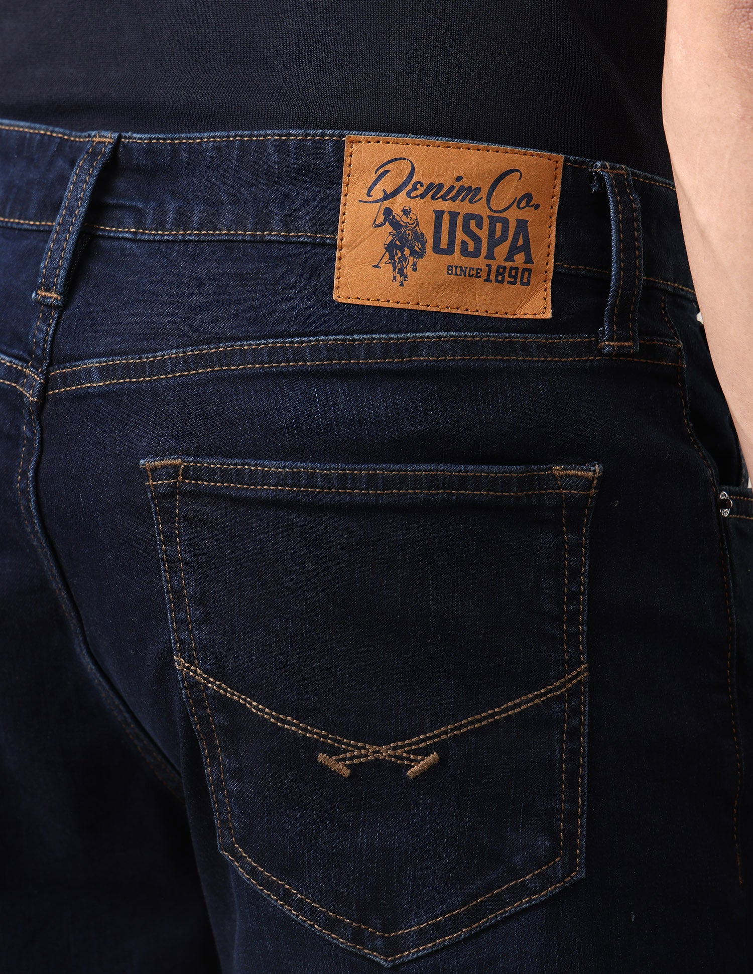 Shawn Relaxed Fit Blue Jeans Indigo - U.S. Polo Assn. India | Large