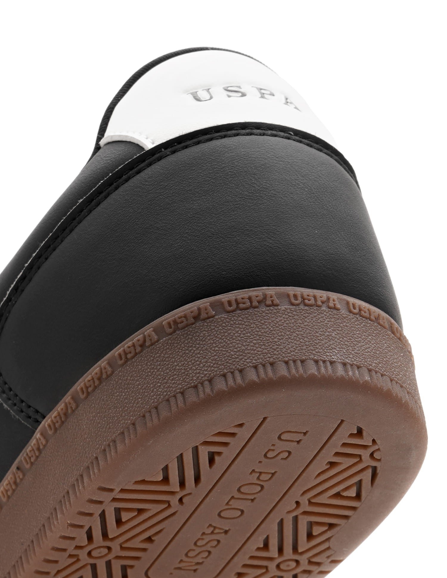 Men Milton Solid Sneakers Black - U.S. Polo Assn. India | Large
