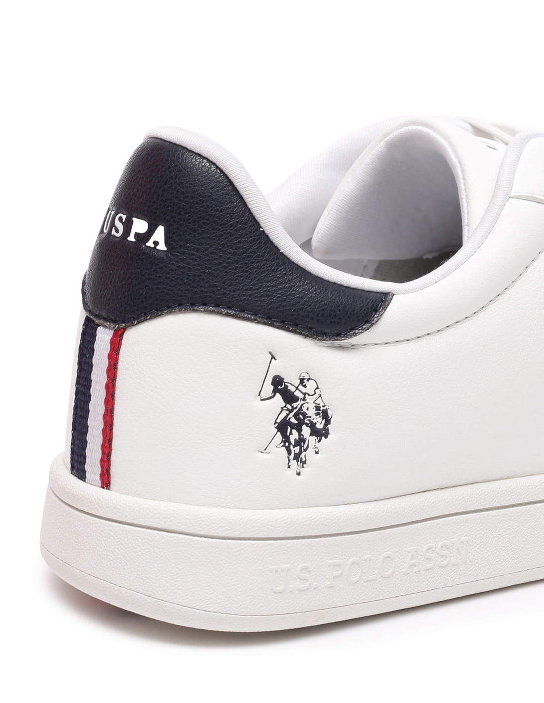Men Brand Stripe Alco Sneakers White - U.S. Polo Assn. India | Large