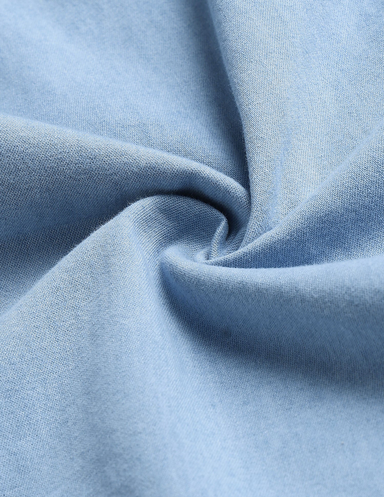 Motel On The Coast Solid Regular Fit Shirt Light Indigo - U.S. Polo Assn. India | Large