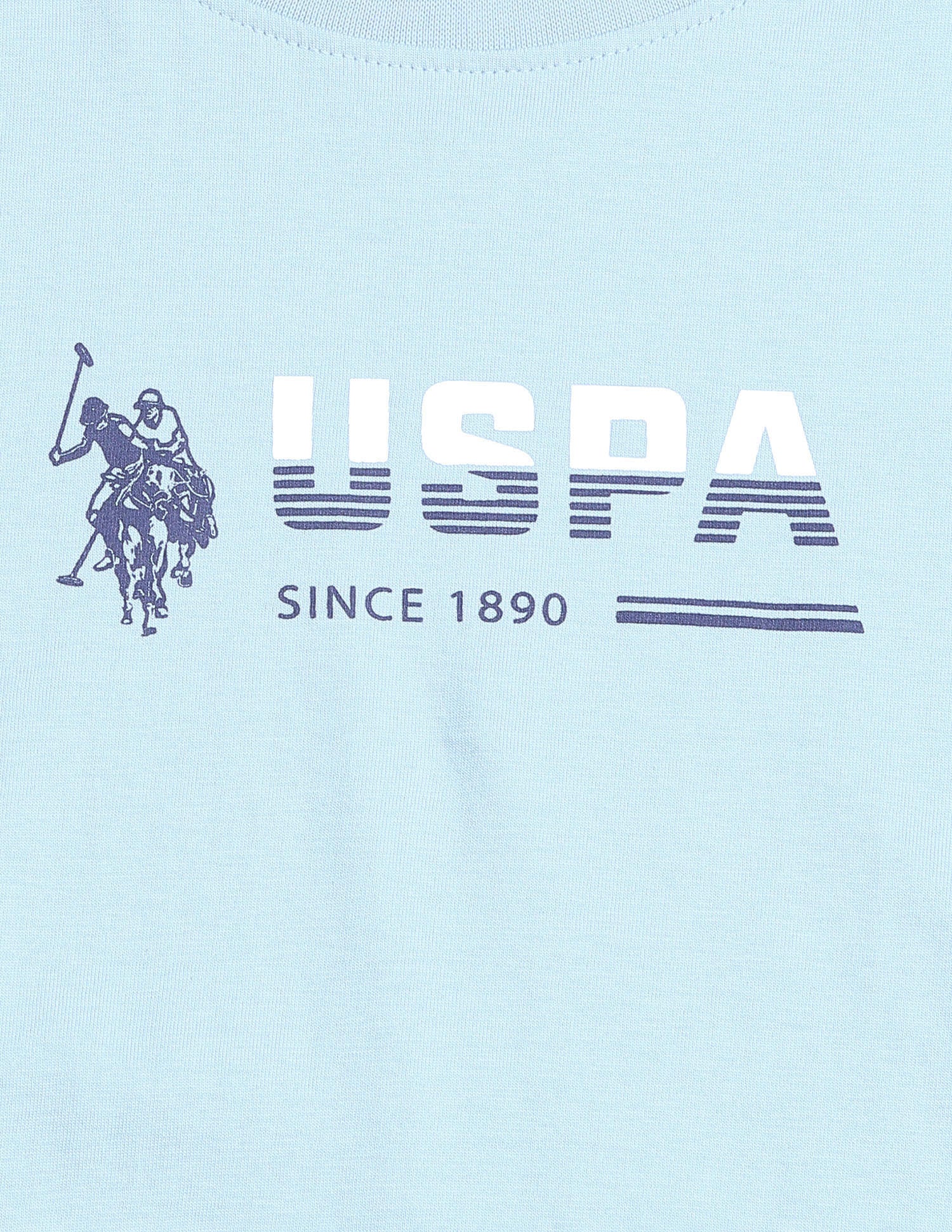 Solid Cotton OEV06 Vest - Pack Of 1 Lt Blue - U.S. Polo Assn. India | Large