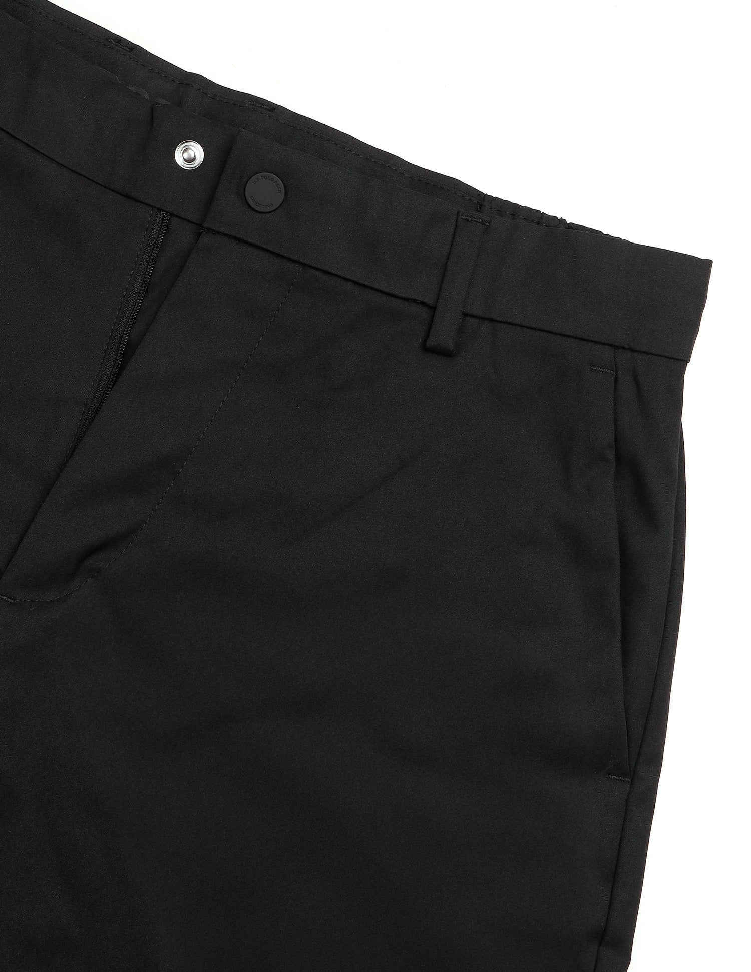 Mid Rise Slim Fit Shorts Black - U.S. Polo Assn. India | Large