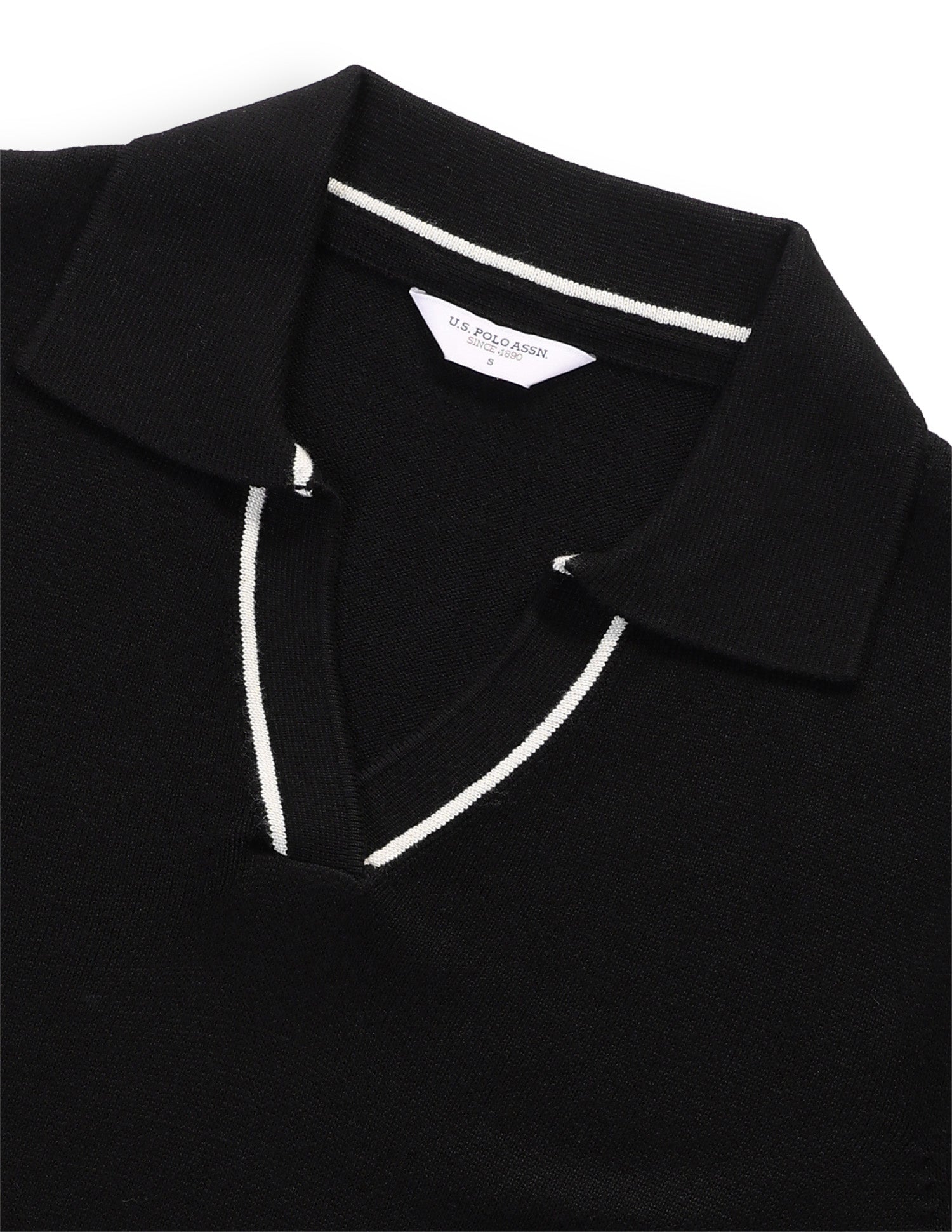 Solid Relaxed Fit Top Black - U.S. Polo Assn. India | Large