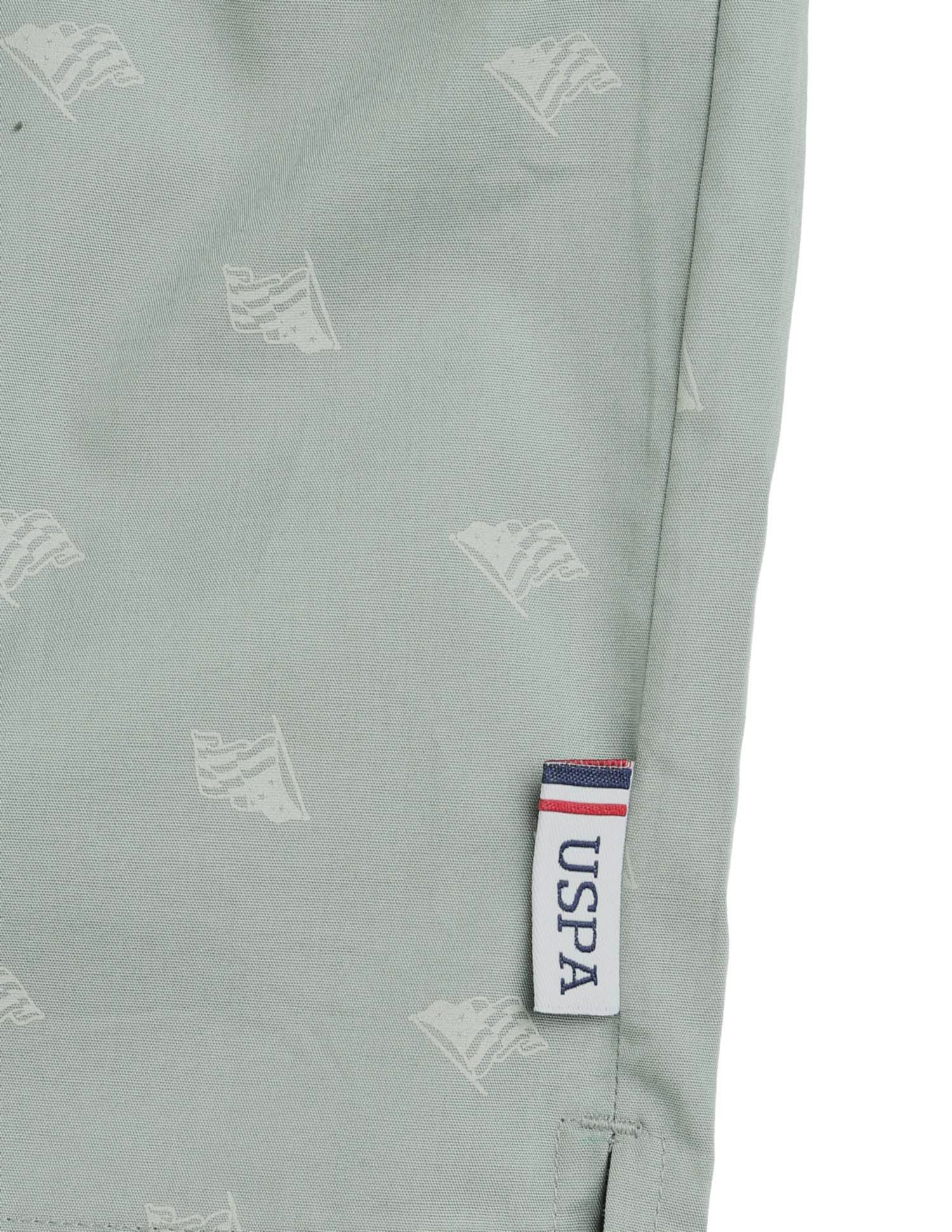 Printed Cotton OEX12 Boxers - Pack Of 1 Light Green - U.S. Polo Assn. India | Large