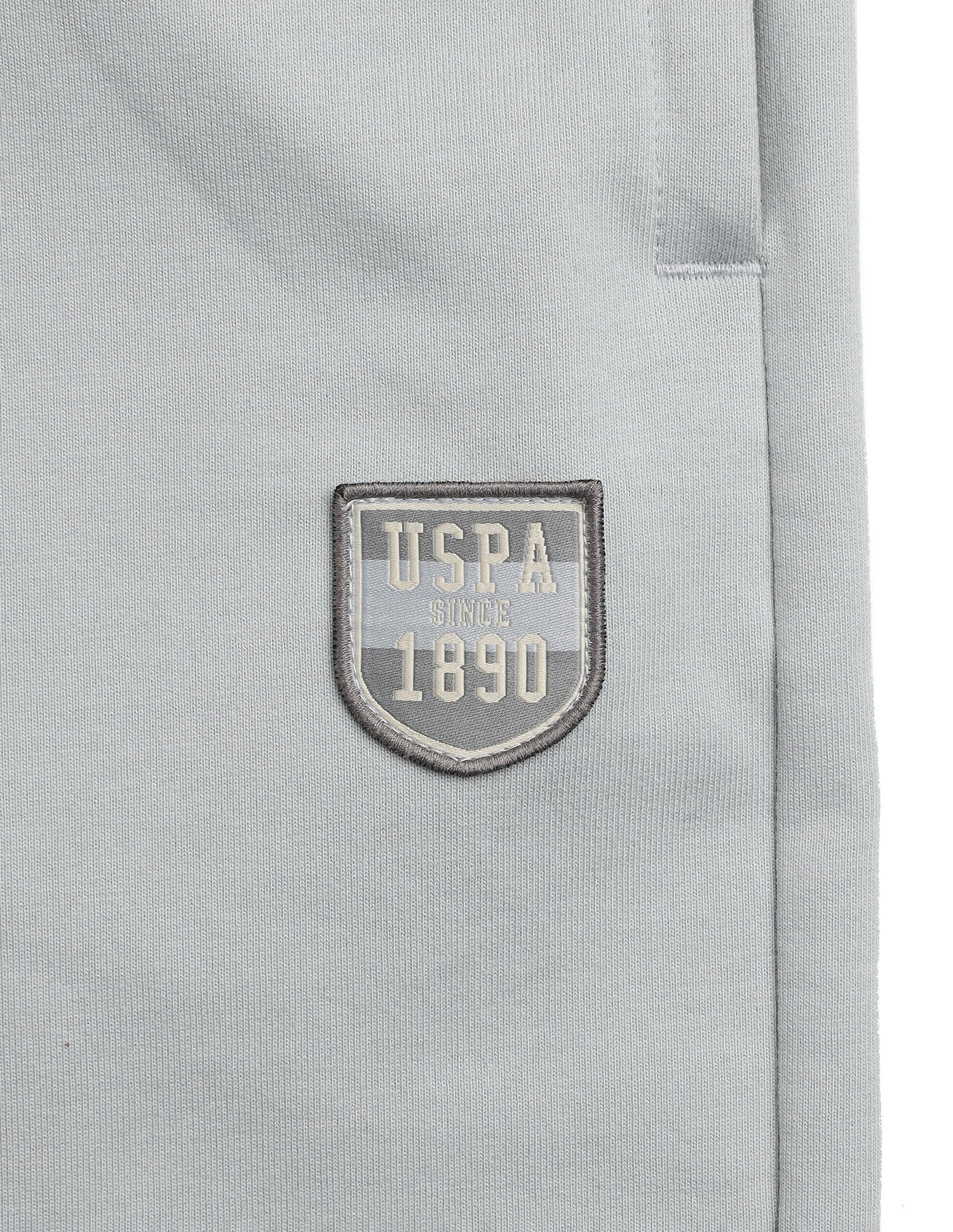 Breathable Relaxed Fit OJ010 Lounge Joggers Mirage Grey - U.S. Polo Assn. India | Large