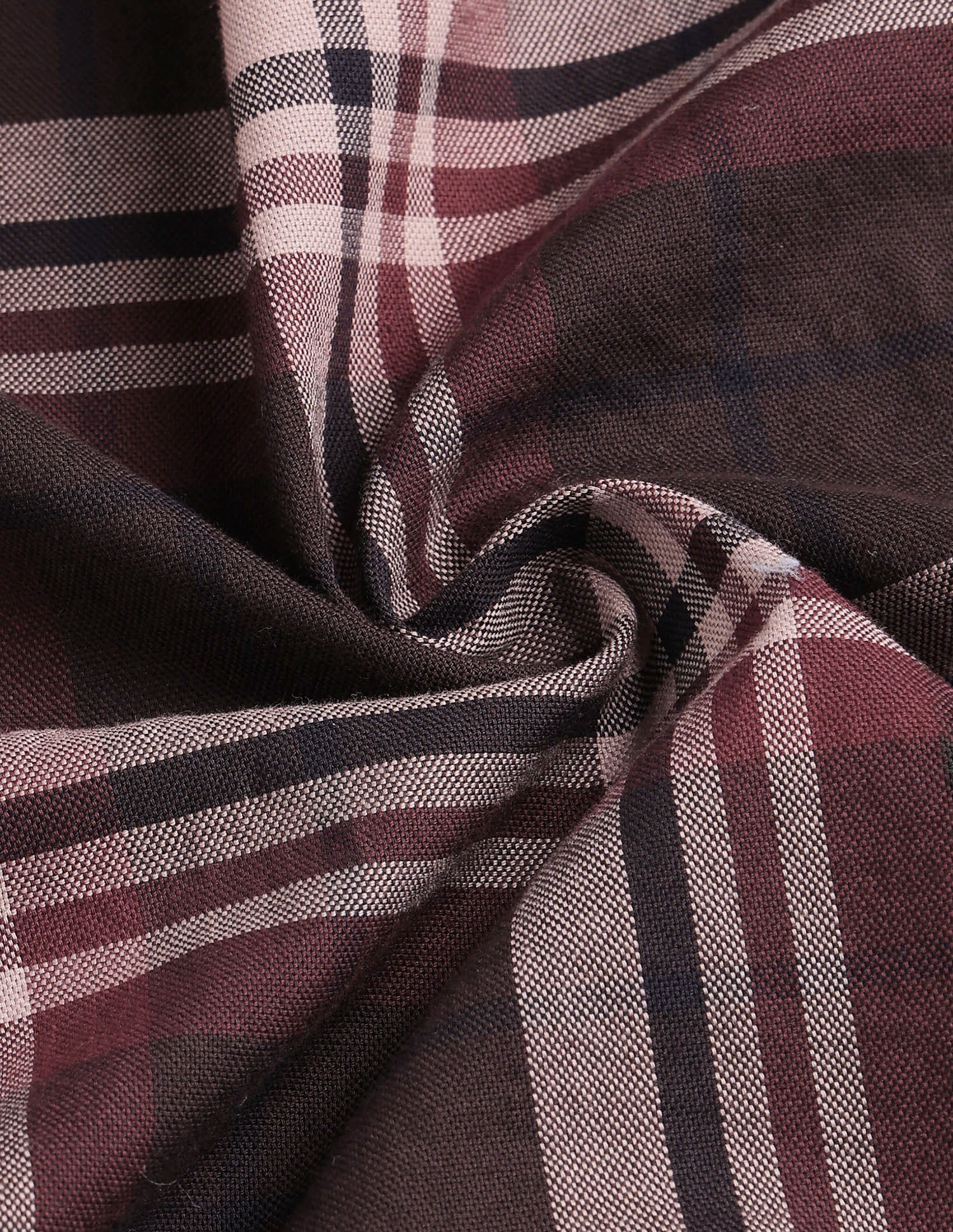 Elvenado Tartan Checked Shirt Burgundy - U.S. Polo Assn. India | Large