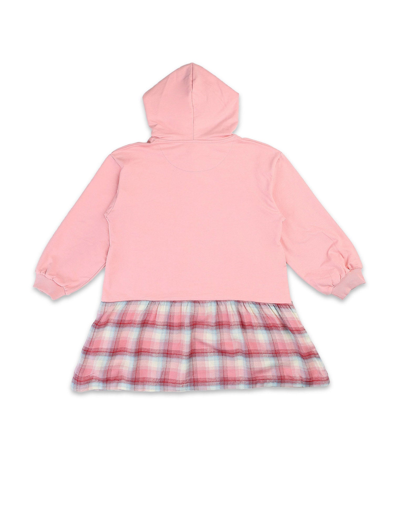 Girls Checked Sweat Dress Pink - U.S. POLO ASSN. | Large