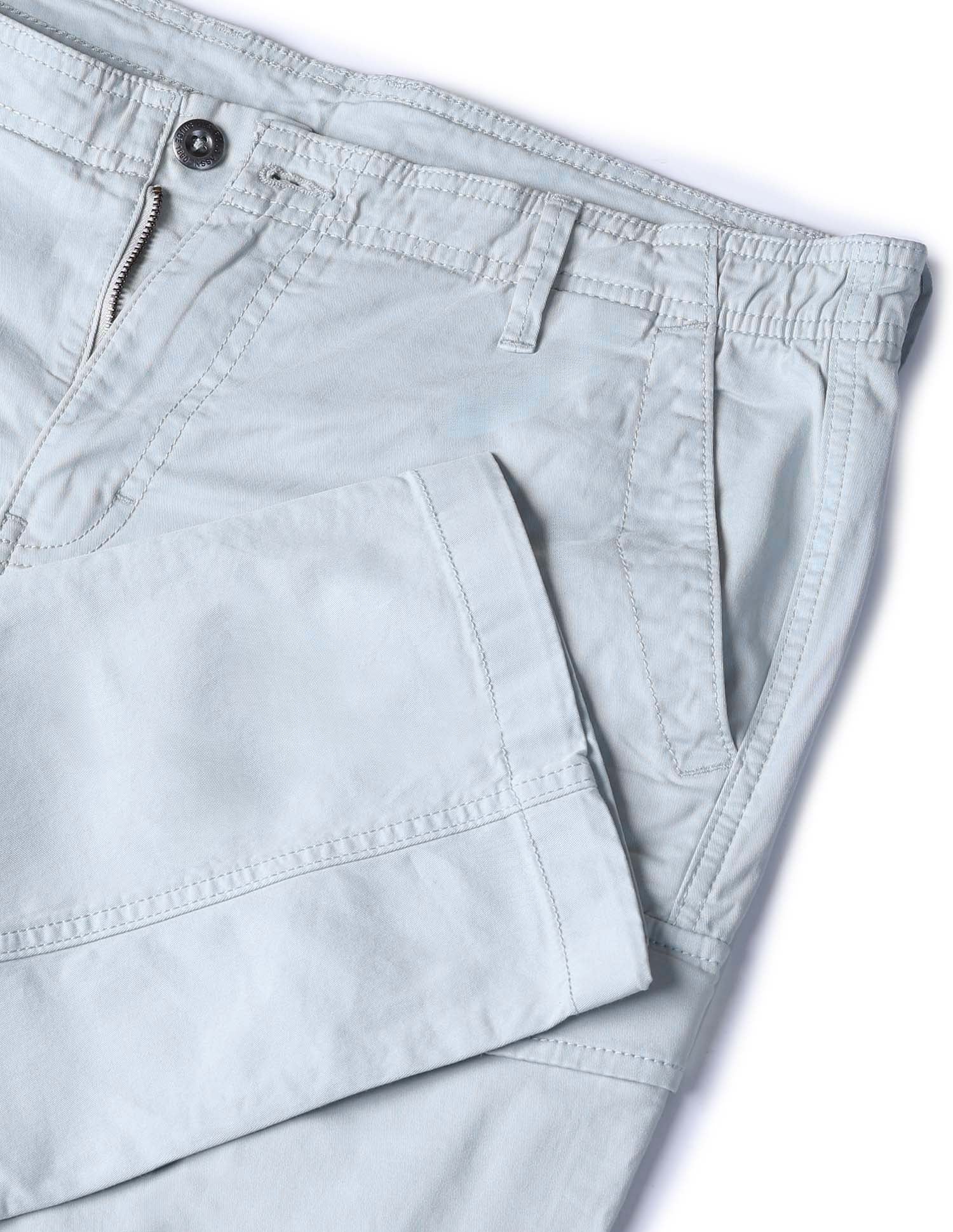 Twill Regular Fit Cargos Light Grey - U.S. POLO ASSN. | Large