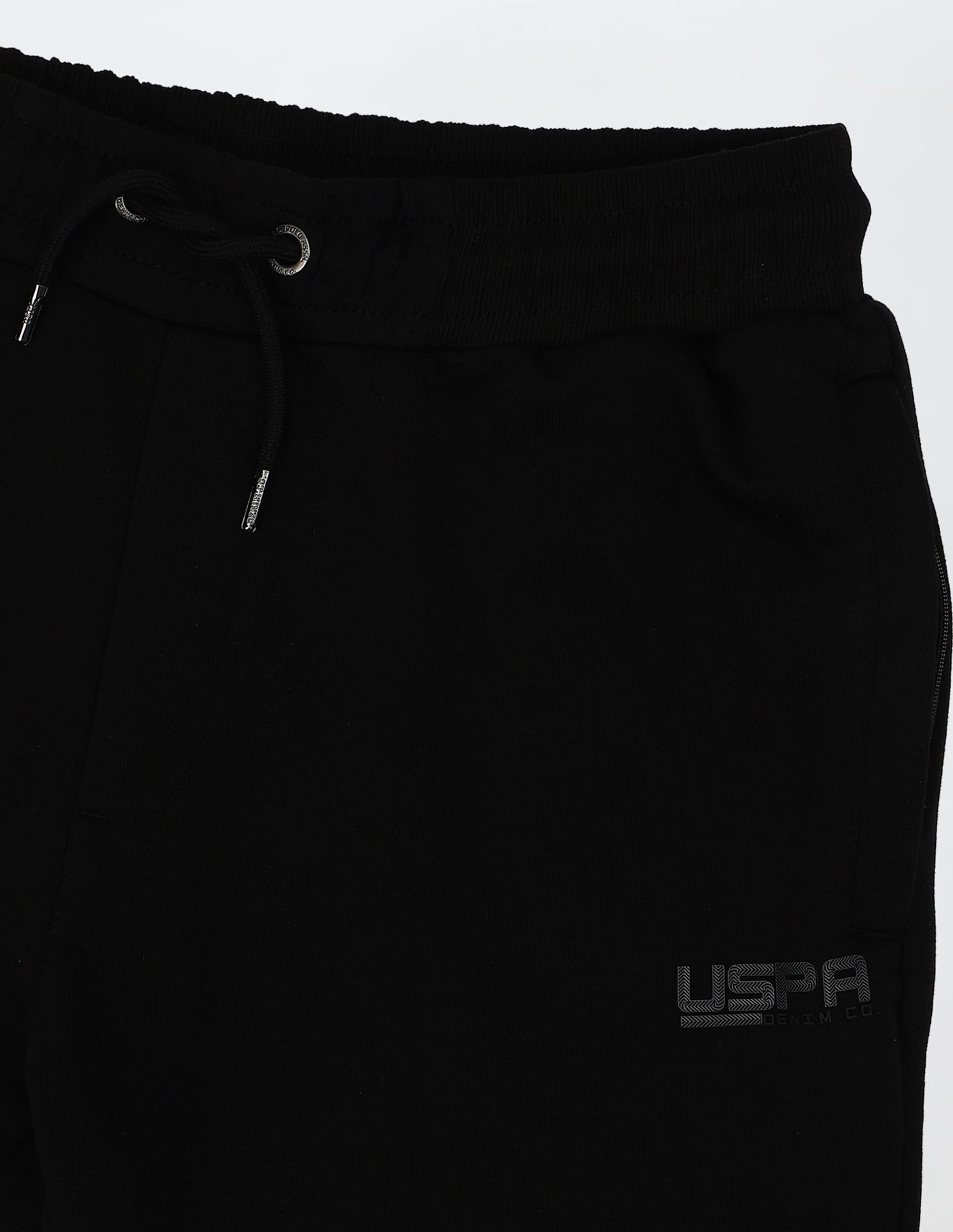 Solid Regular Fit Track Pants Black - U.S. POLO ASSN. | Large