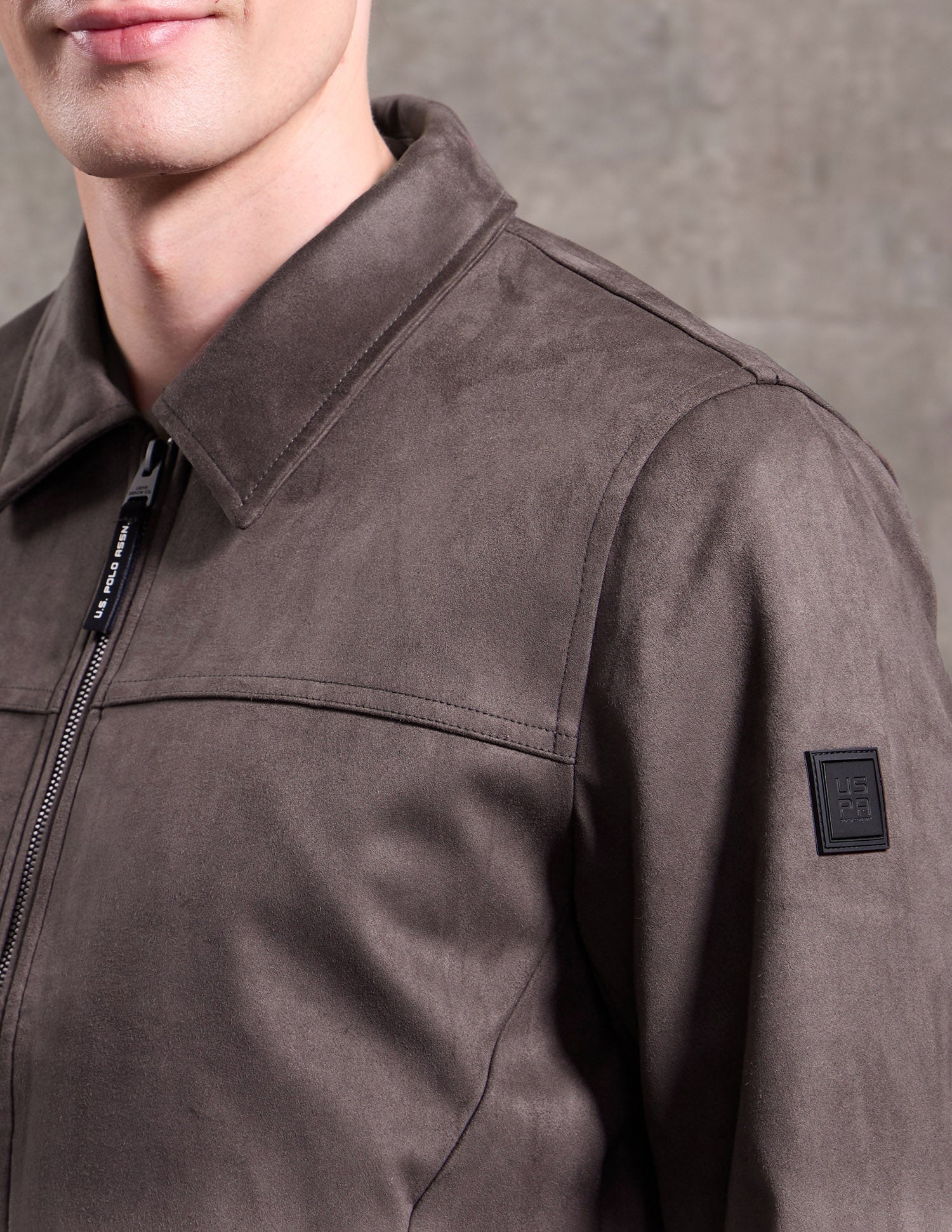 Black & Gold Regular Fit Jacket Brown - U.S. Polo Assn. India | Large