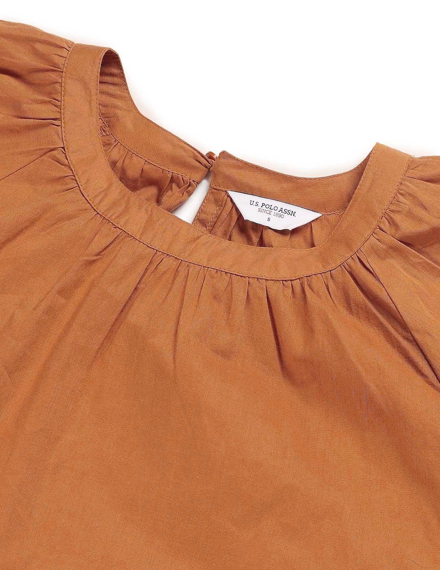 Lace Solid Top Rust - U.S. POLO ASSN. | Large