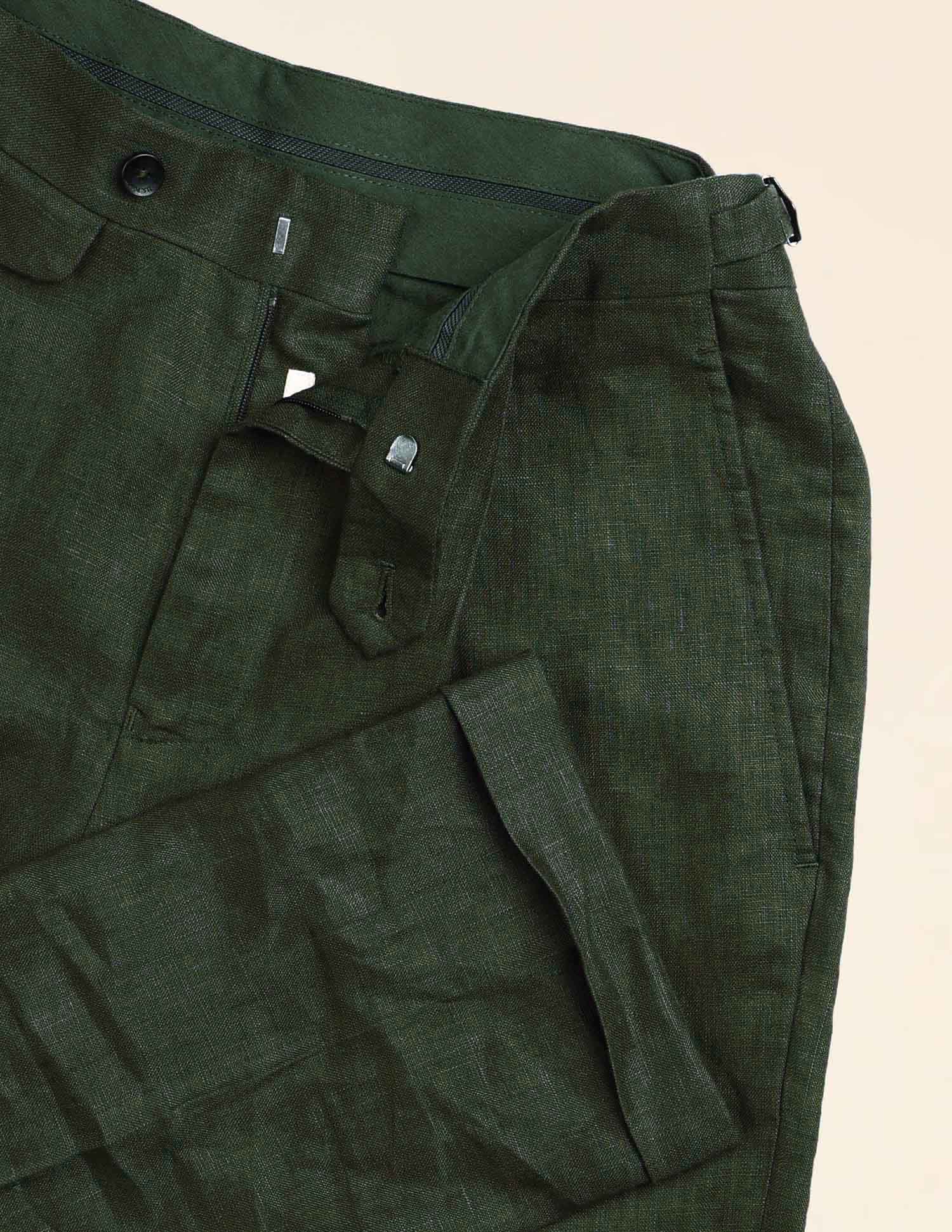 Pacho Riley Straight Fit Trousers Olive - U.S. Polo Assn. India | Large