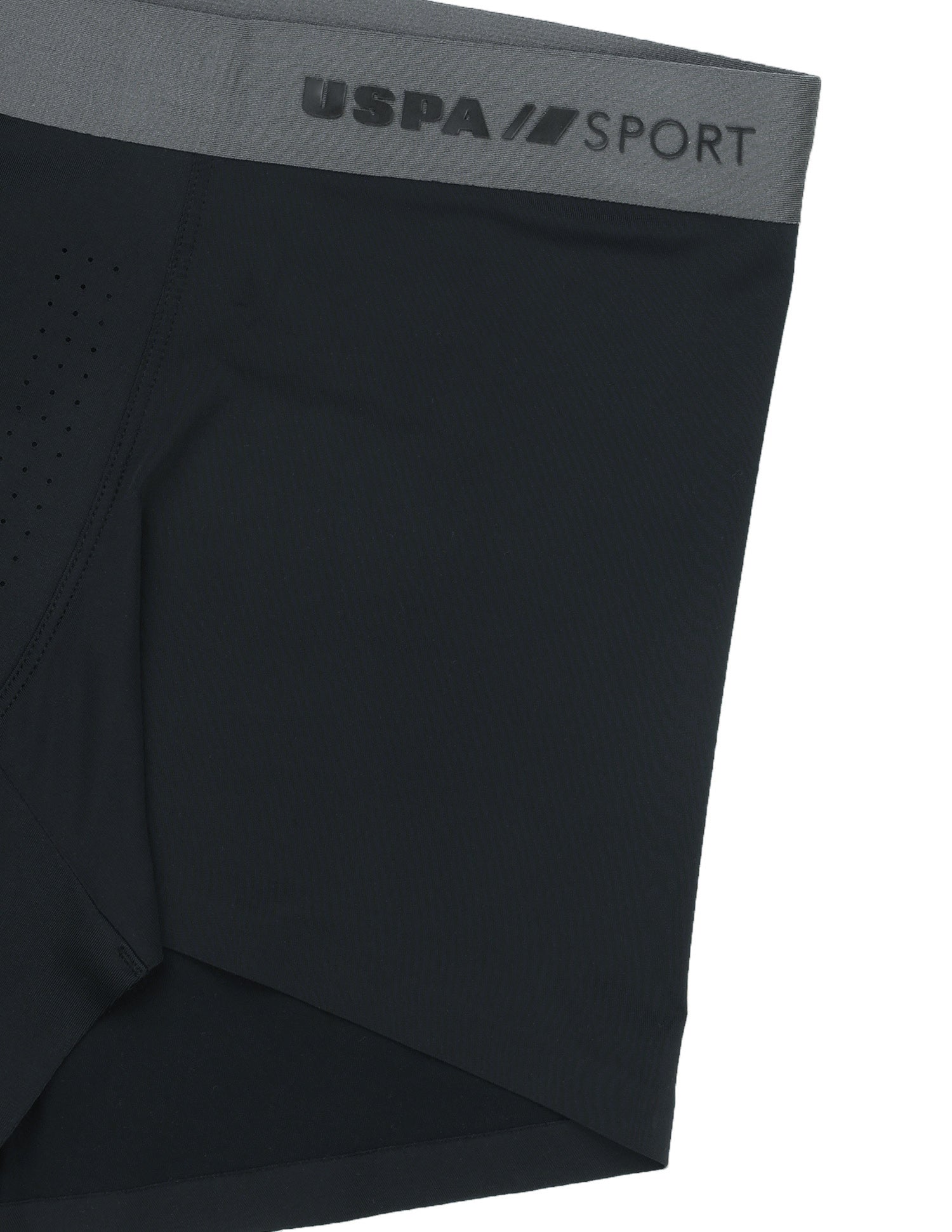Ultra Light Perforated RT010 Seamless Trunk Black - U.S. Polo Assn. India | Large