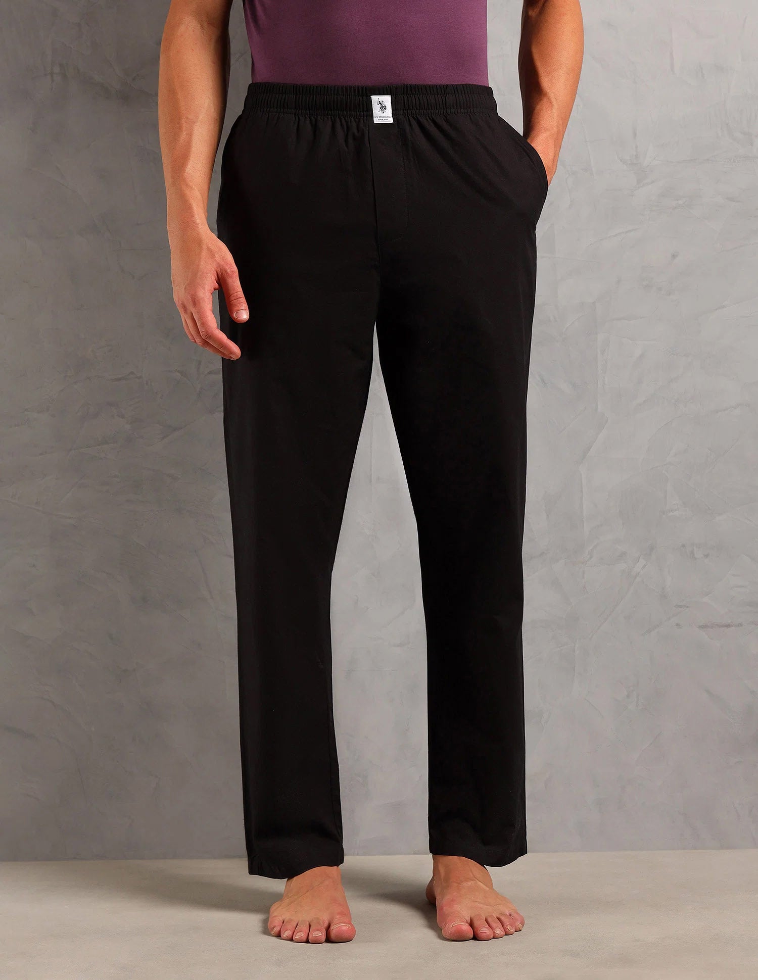 Solid Pure Cotton Sleep Set Navy - U.S. POLO ASSN. | Large