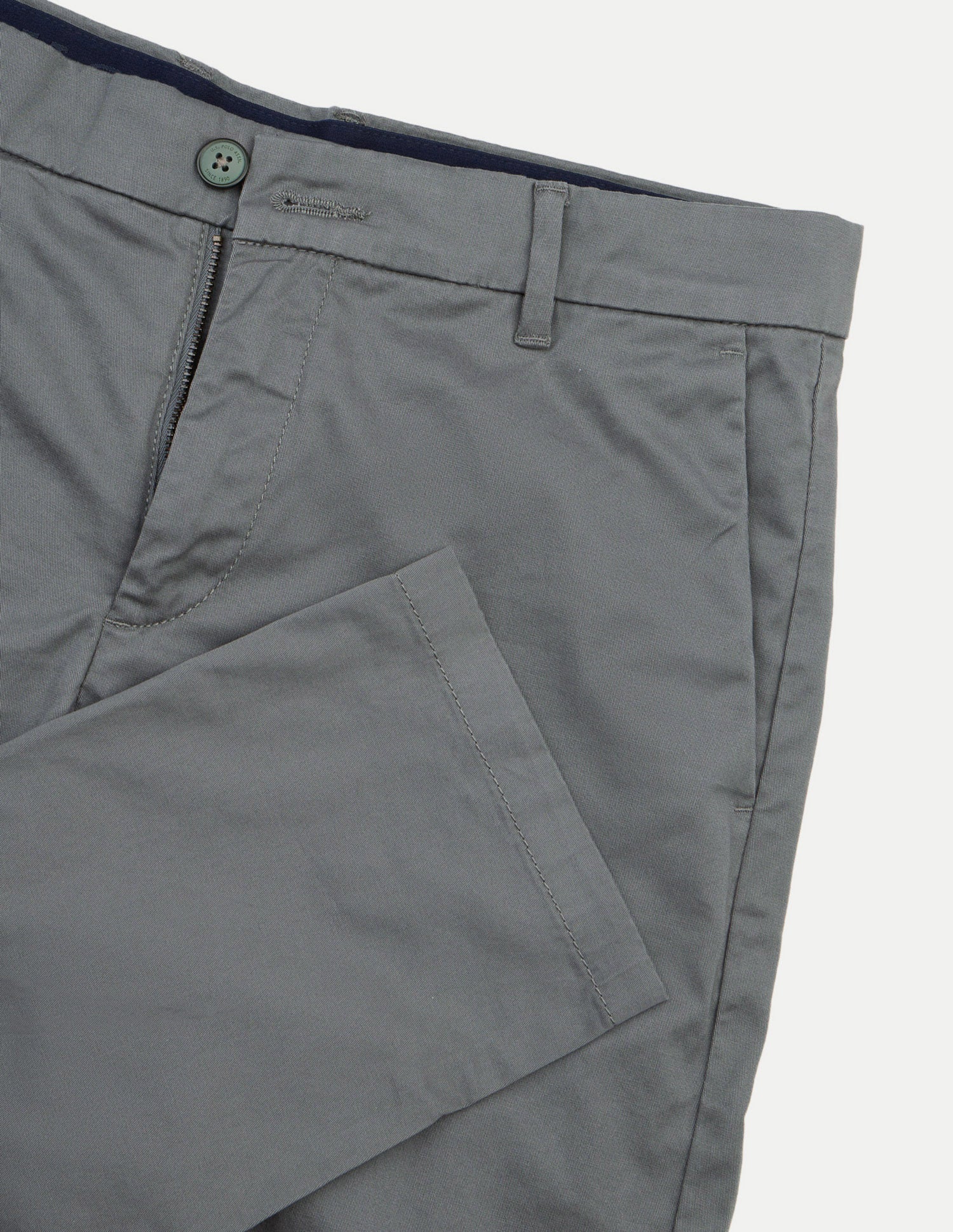 Austin Trim Regular Fit Twill Trousers Dark Grey - U.S. Polo Assn. India | Large