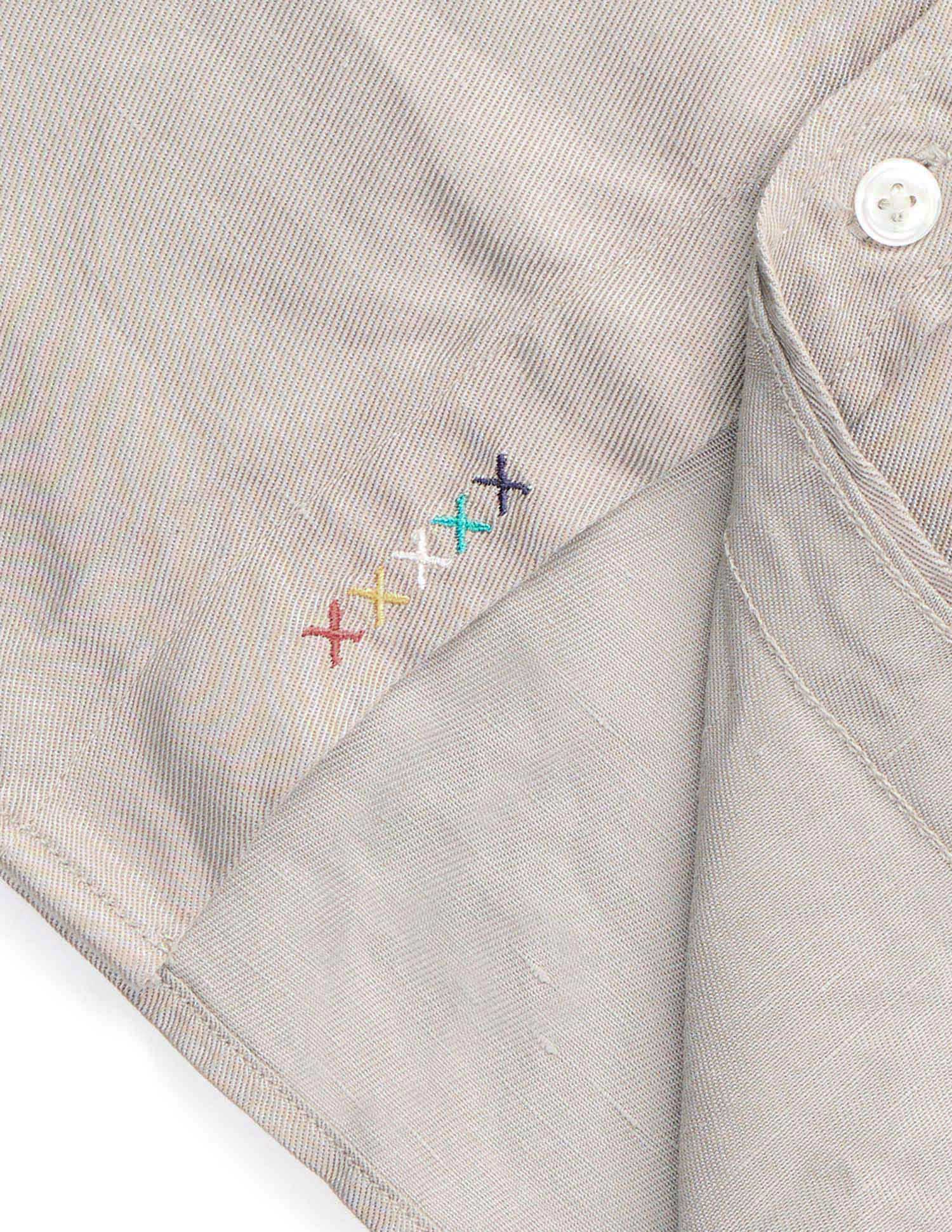 Pacho X Tailored Fit Twill Shirt Grey - U.S. POLO ASSN. | Large