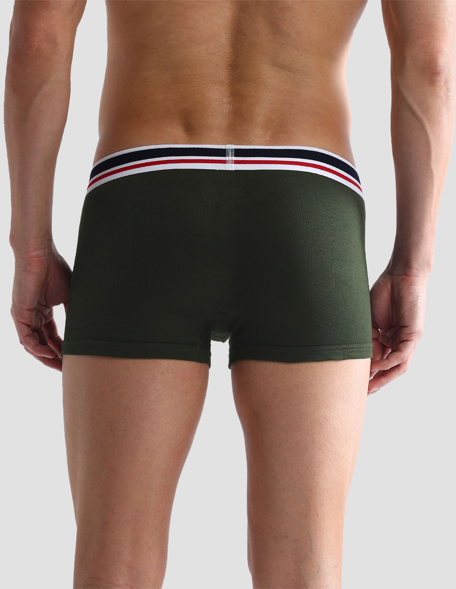 Elastic Waistband Ribbed I641 Trunks Pack Of - Main Image