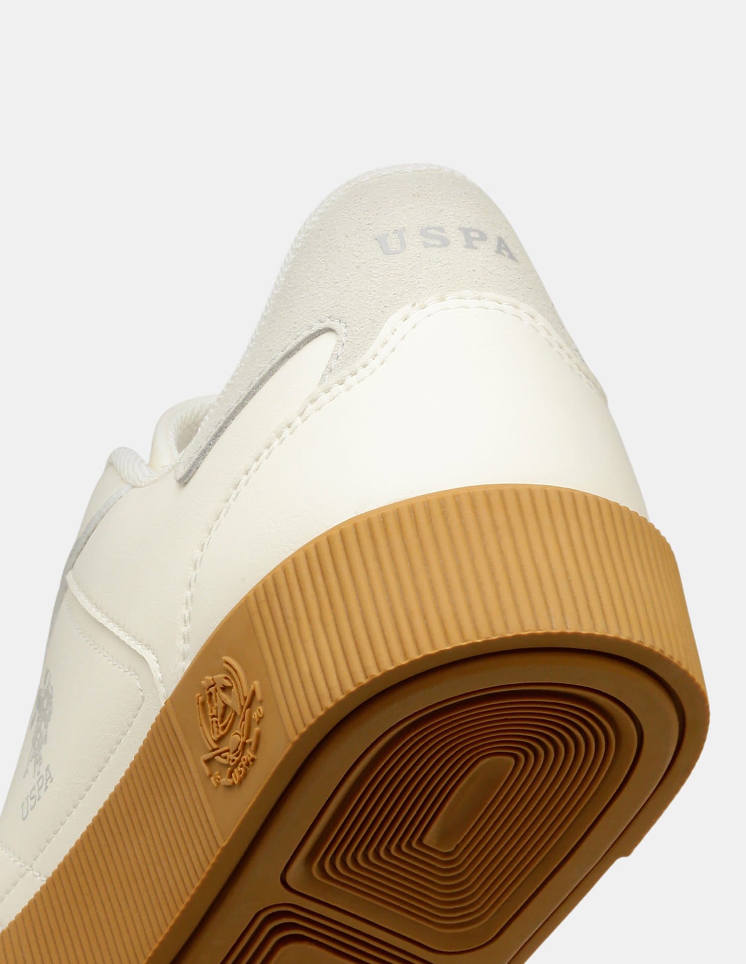Men Zyron Round Toe Sneakers White - U.S. Polo Assn. India | Large