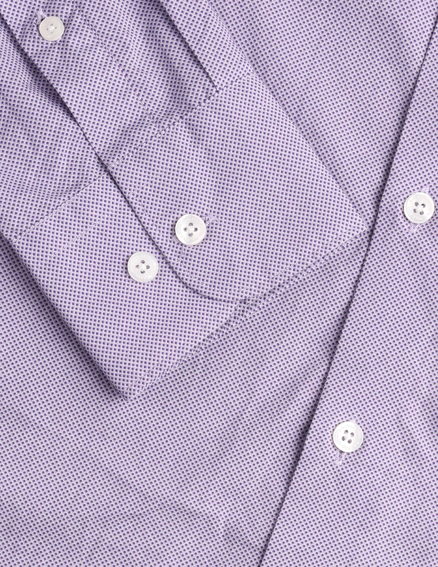 All-Over Micro Printed Poplin Shirt Lavender - U.S. Polo Assn. India | Large