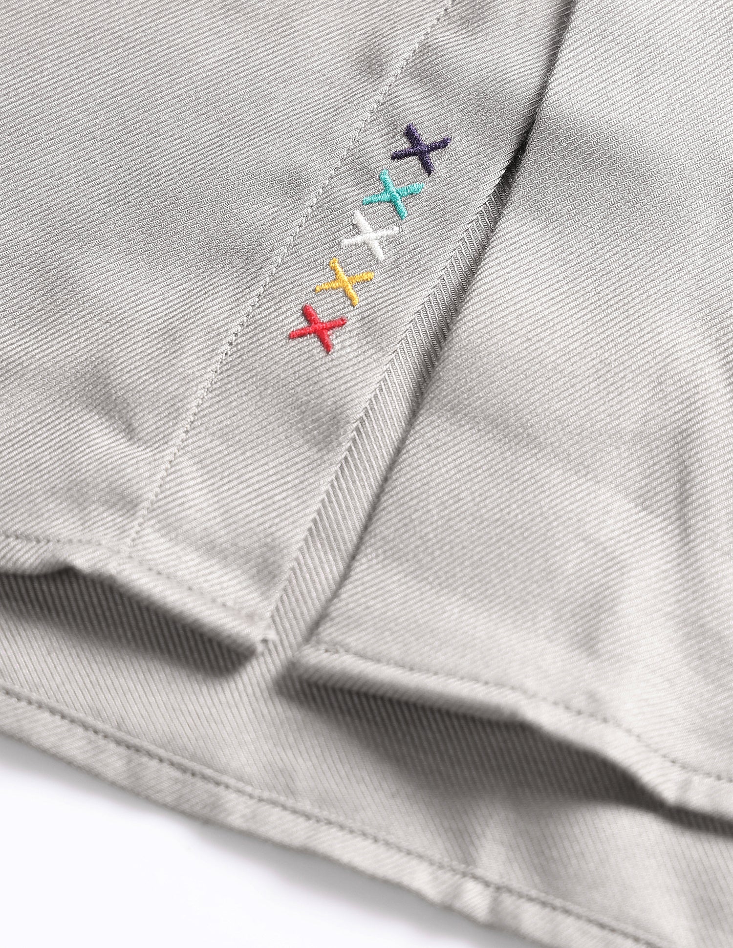 Pacho X Twill Tailored Fit Shirt Grey - U.S. Polo Assn. India | Large
