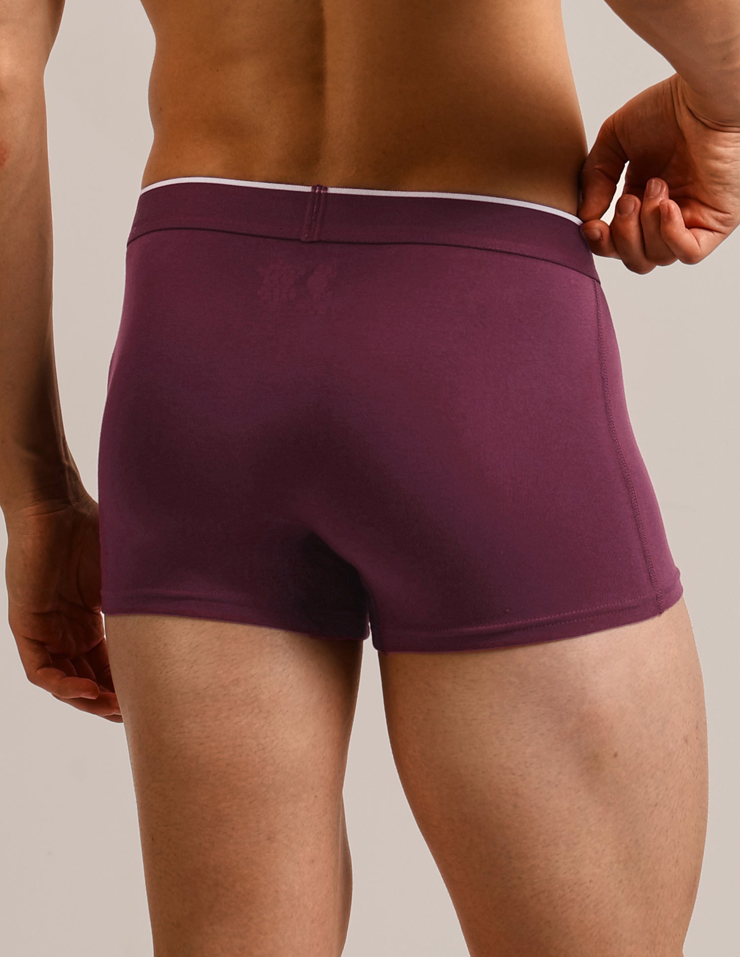 Solid Elastic Waistband ET004-P5 Trunks - Pack Of 5 Multi-colour - U.S. Polo Assn. India | Large
