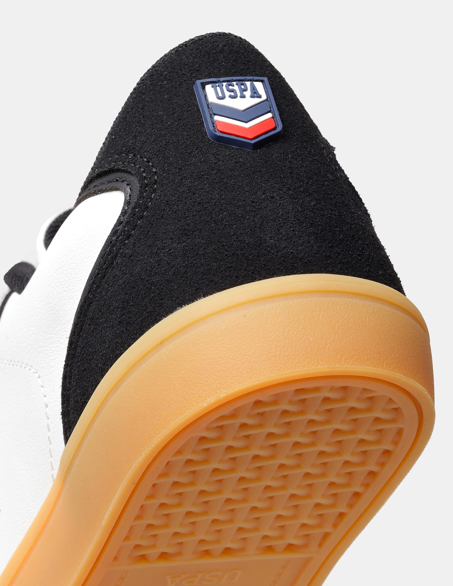 Men Colour Blocked Suede Oberon Sneakers Off White - U.S. Polo Assn. India | Large