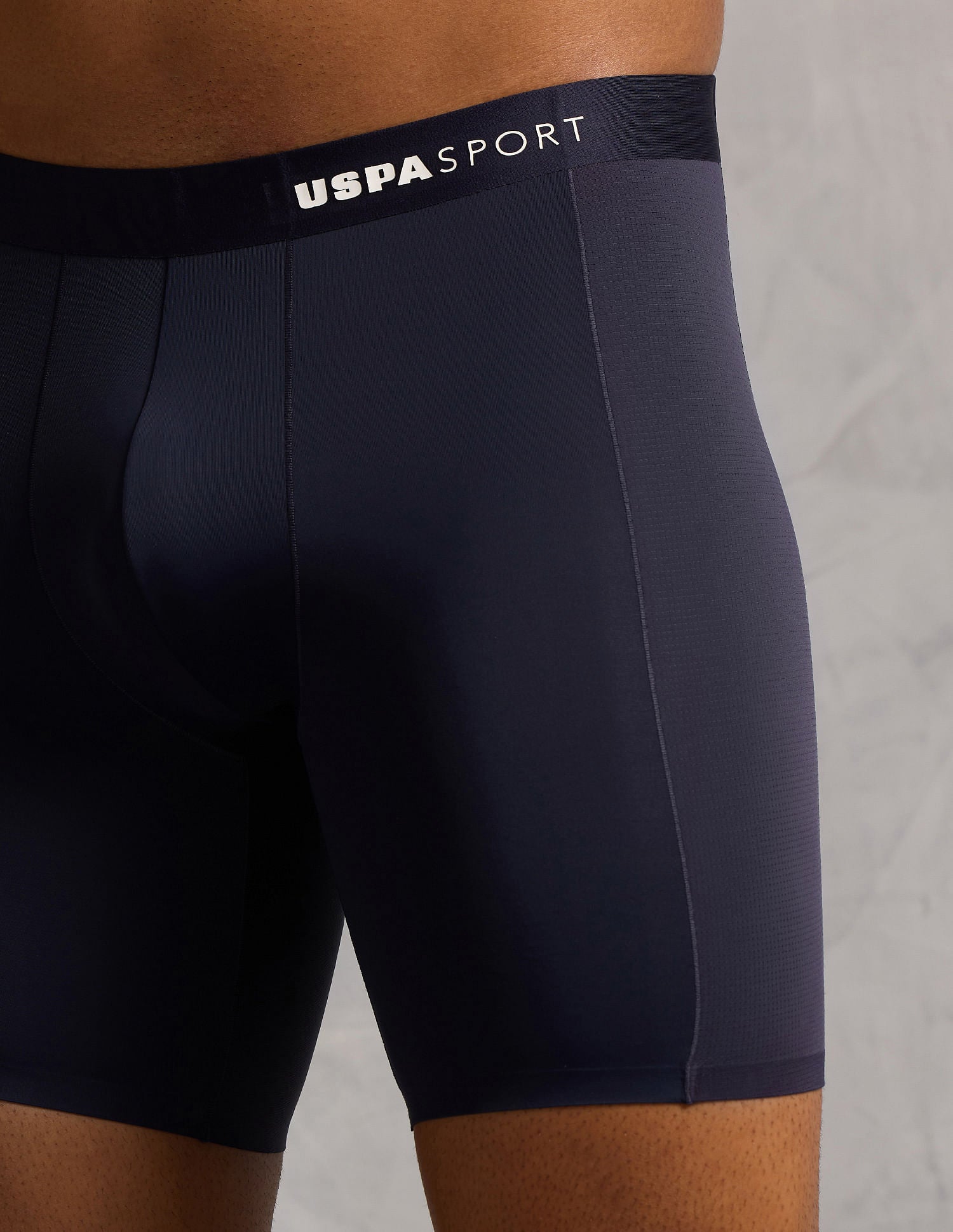 Micro Fibre Seamless Long Trunk Navy - U.S. POLO ASSN. | Large