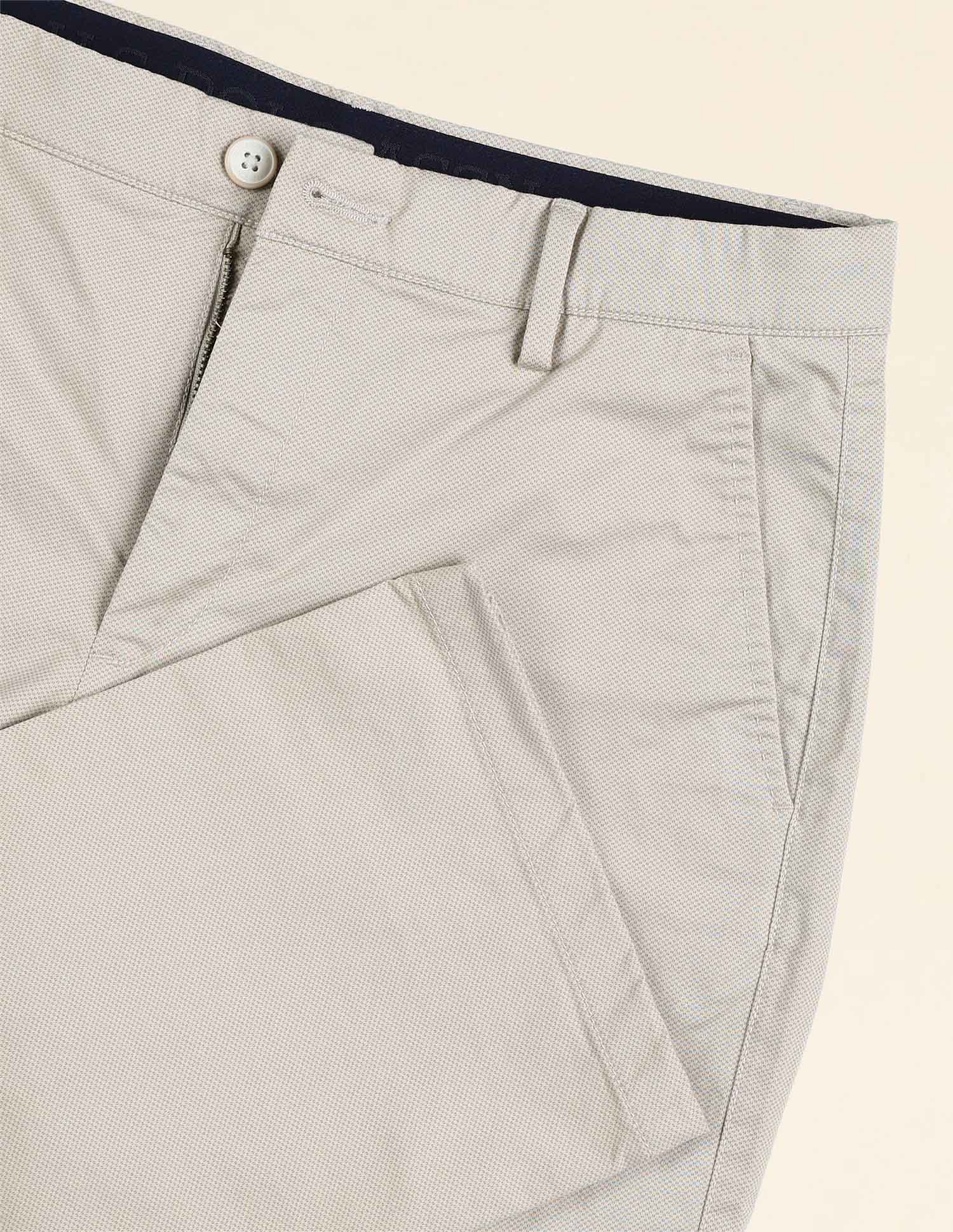 Riley Straight Fit Twill Trousers Beige - U.S. POLO ASSN. | Large