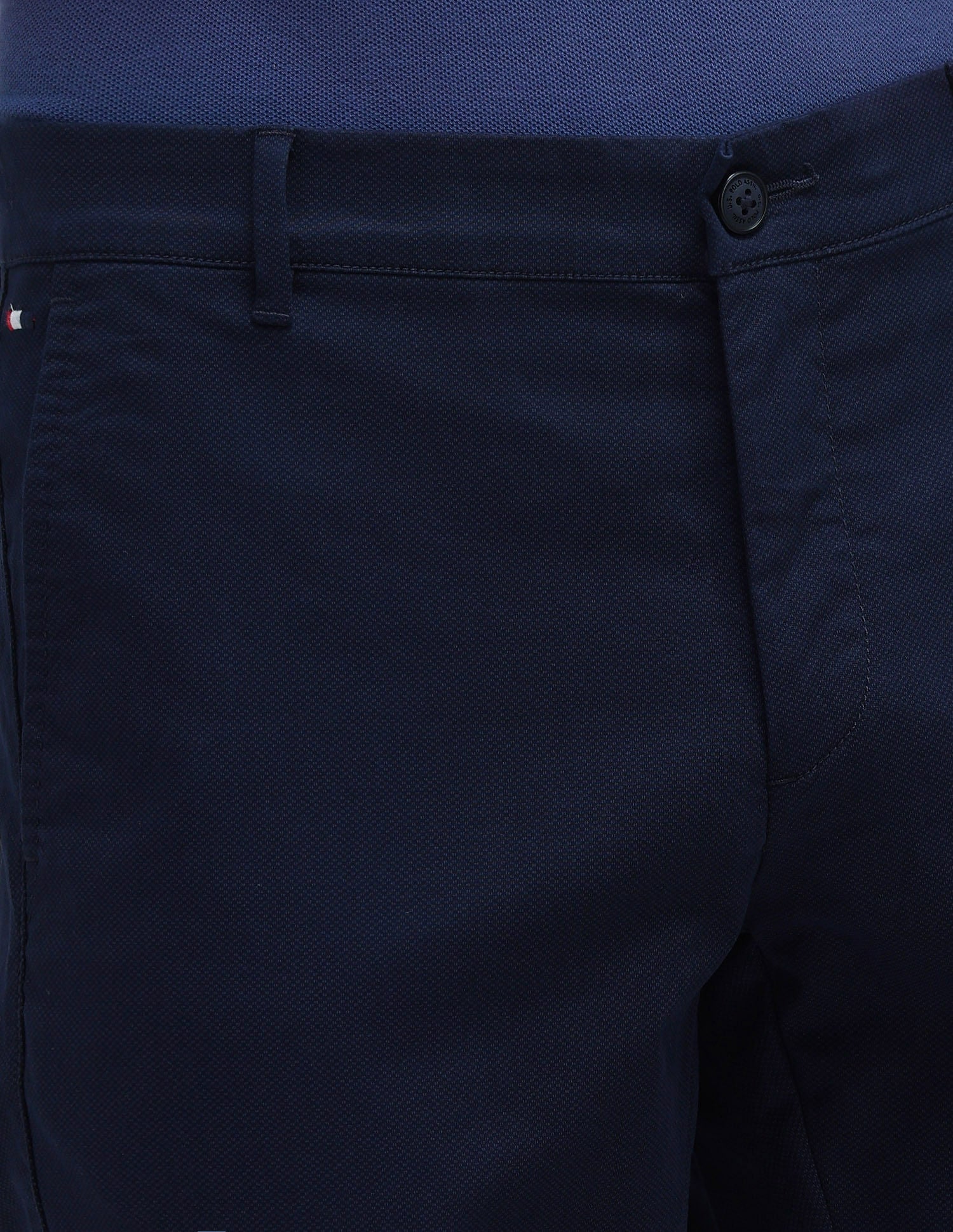 Austin Fit Solid Trousers Navy - U.S. POLO ASSN. | Large