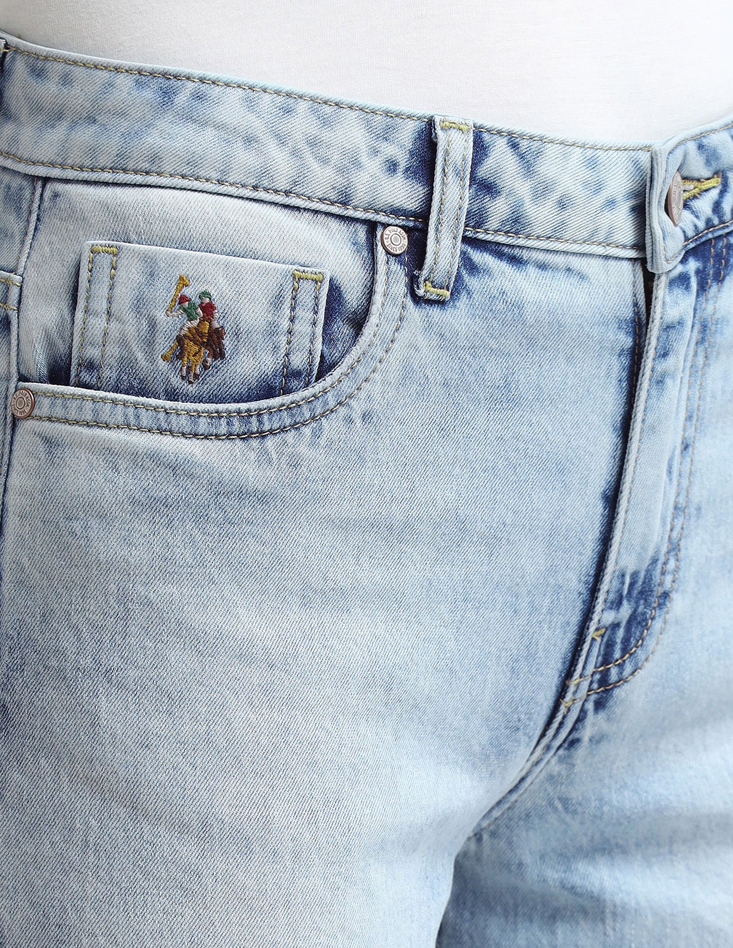 Bootcut Fit Blue Jeans Blue - U.S. Polo Assn. India | Large