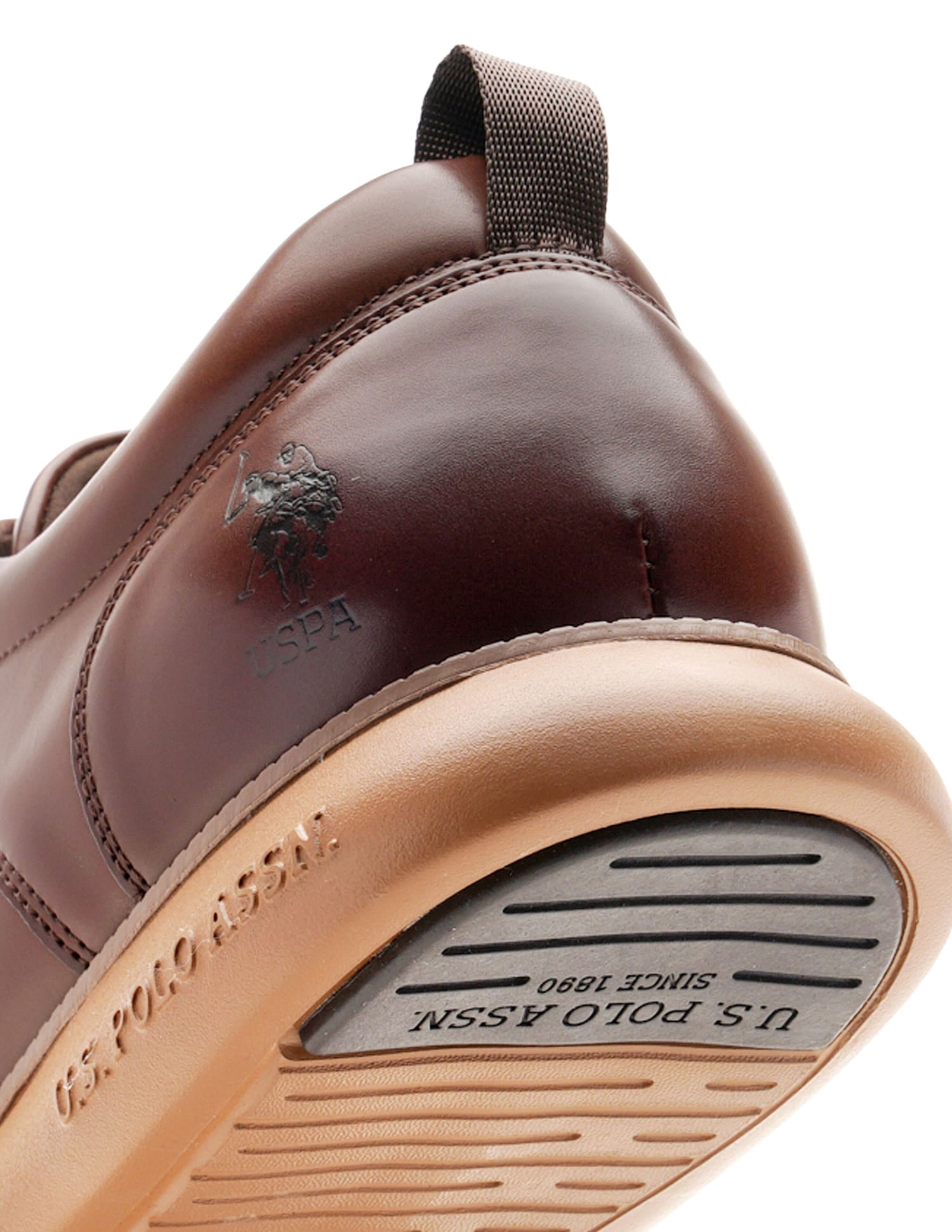 Men Nicolo Brown Work Casuals Lace Up Shoes Brown - U.S. Polo Assn. India | Large