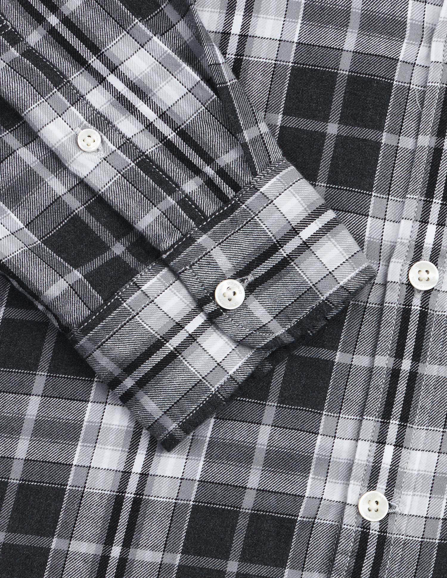 Plaid Checked Twill Shirt Grey - U.S. Polo Assn. India | Large