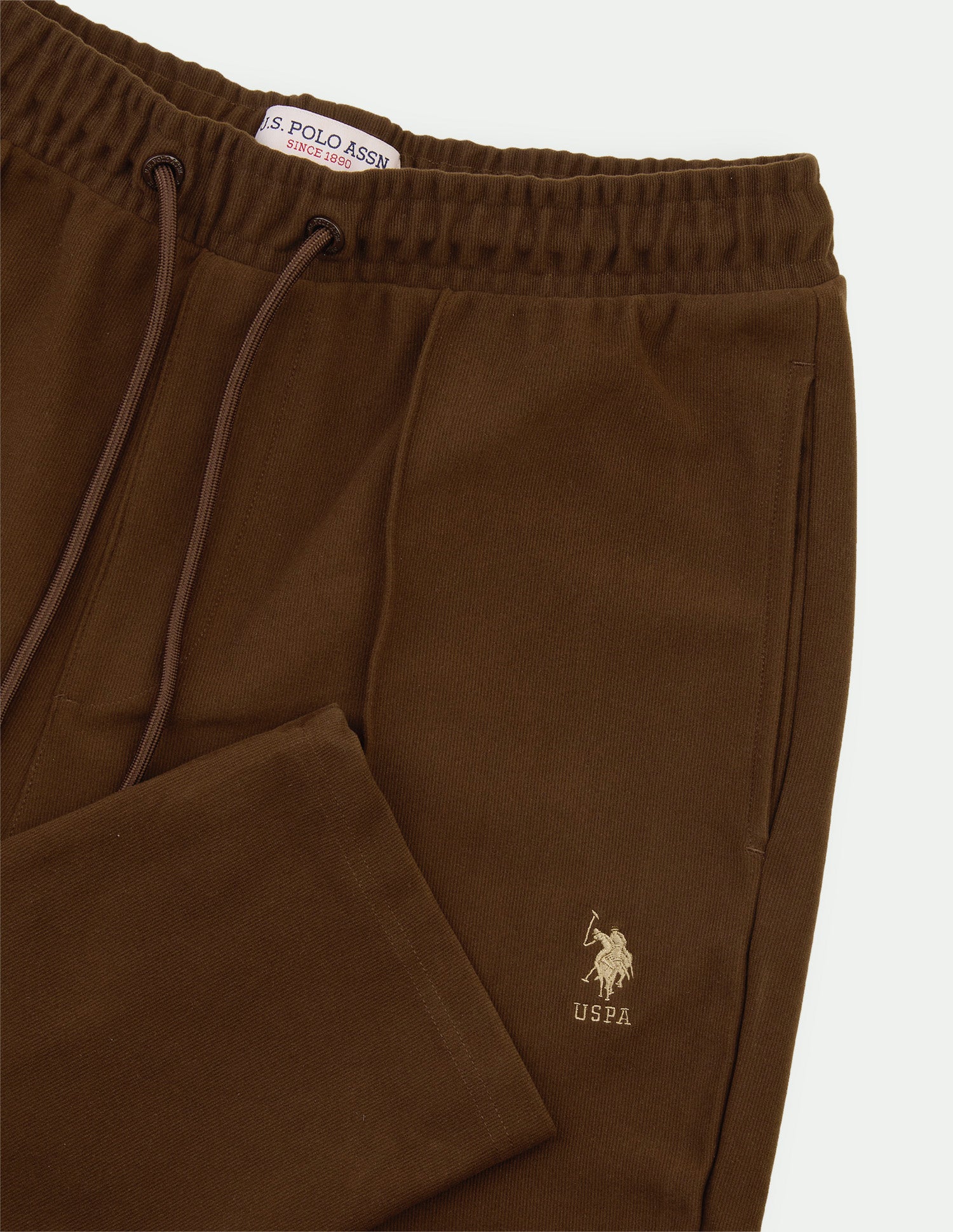 Mid Rise Regular Fit Track Pants Dark Brown - U.S. Polo Assn. India | Large