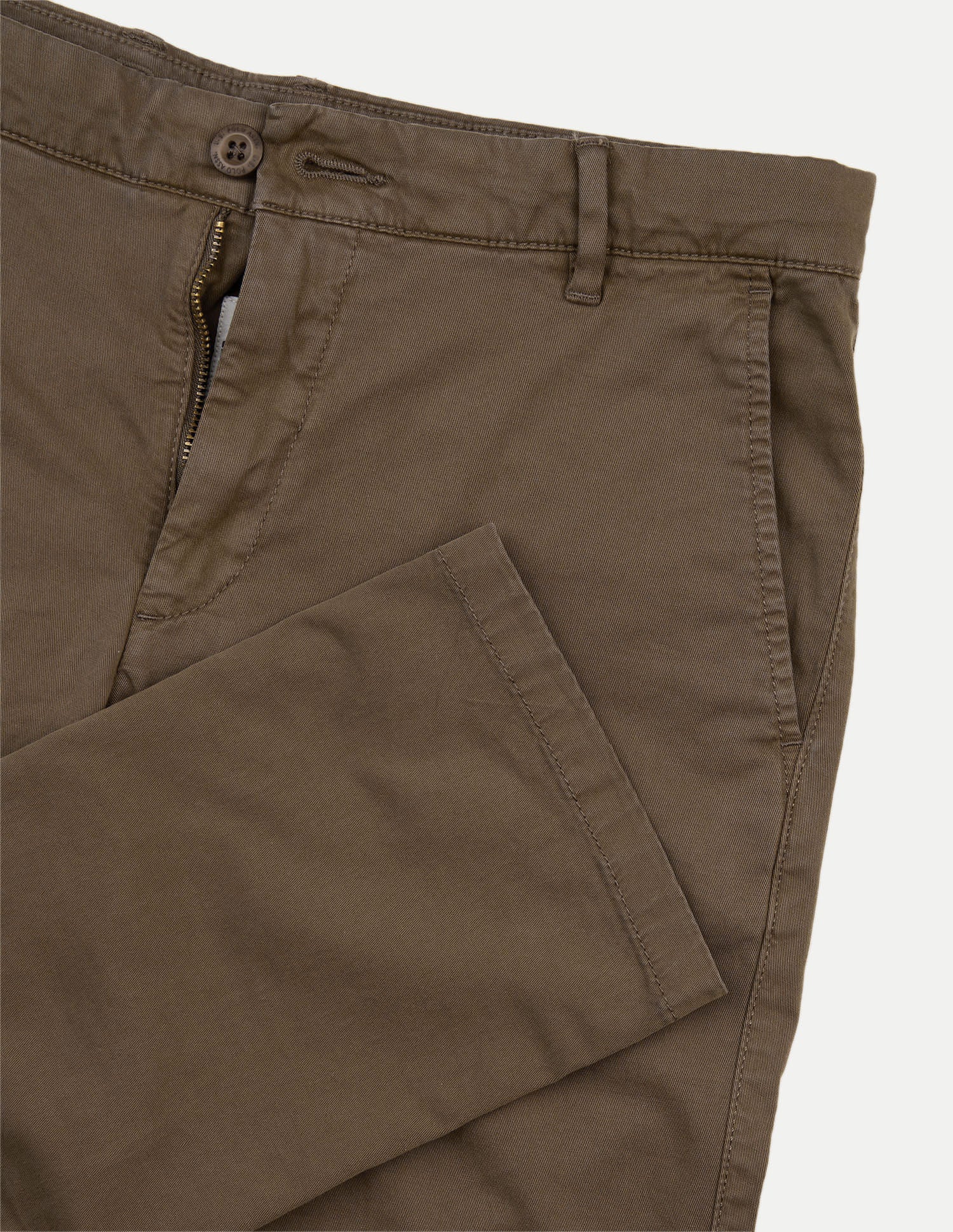 Denver Slim Fit Twill Trousers Brown - U.S. Polo Assn. India | Large