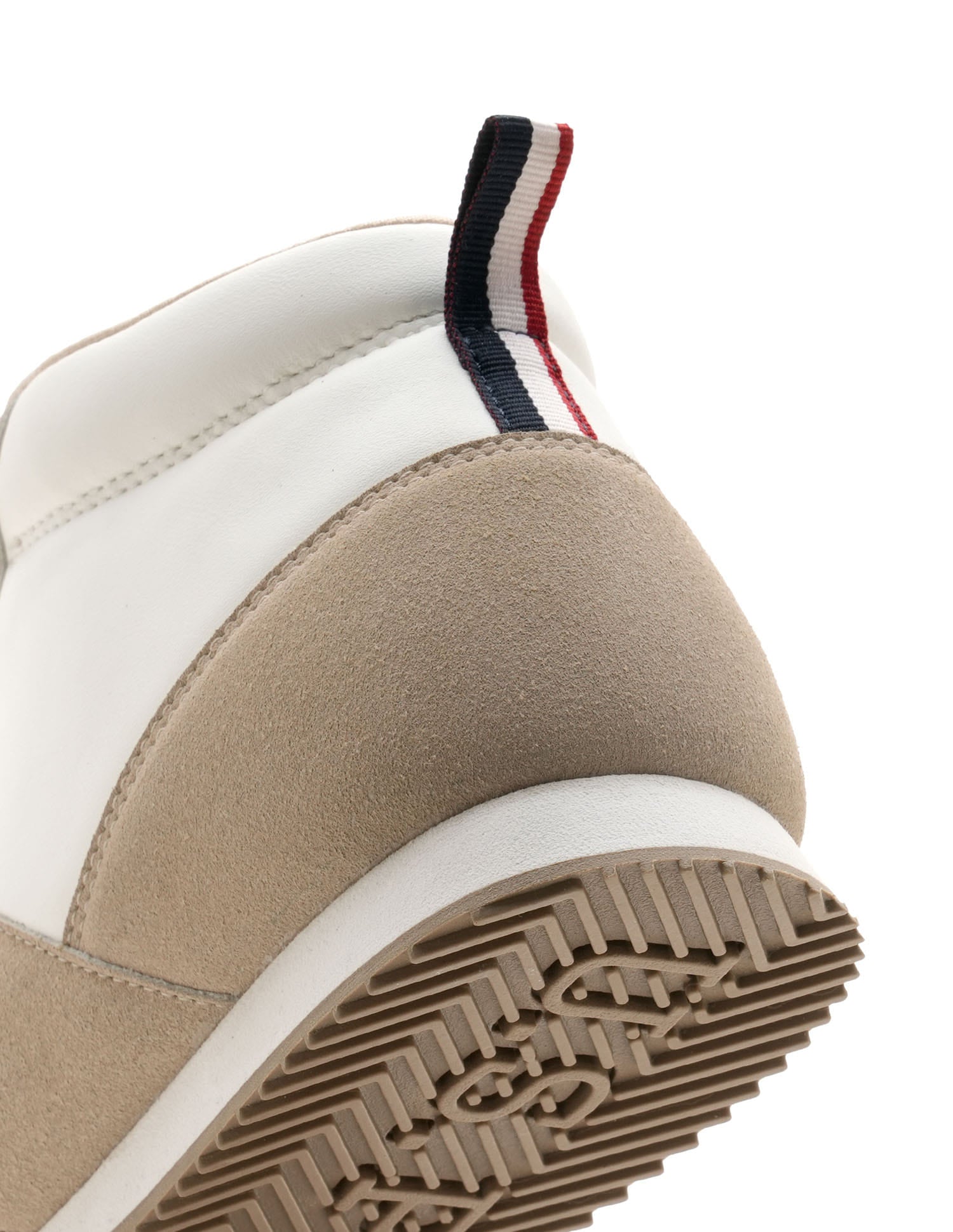 Men Rano Suede Colourblocked Sneakers Beige - U.S. Polo Assn. India | Large