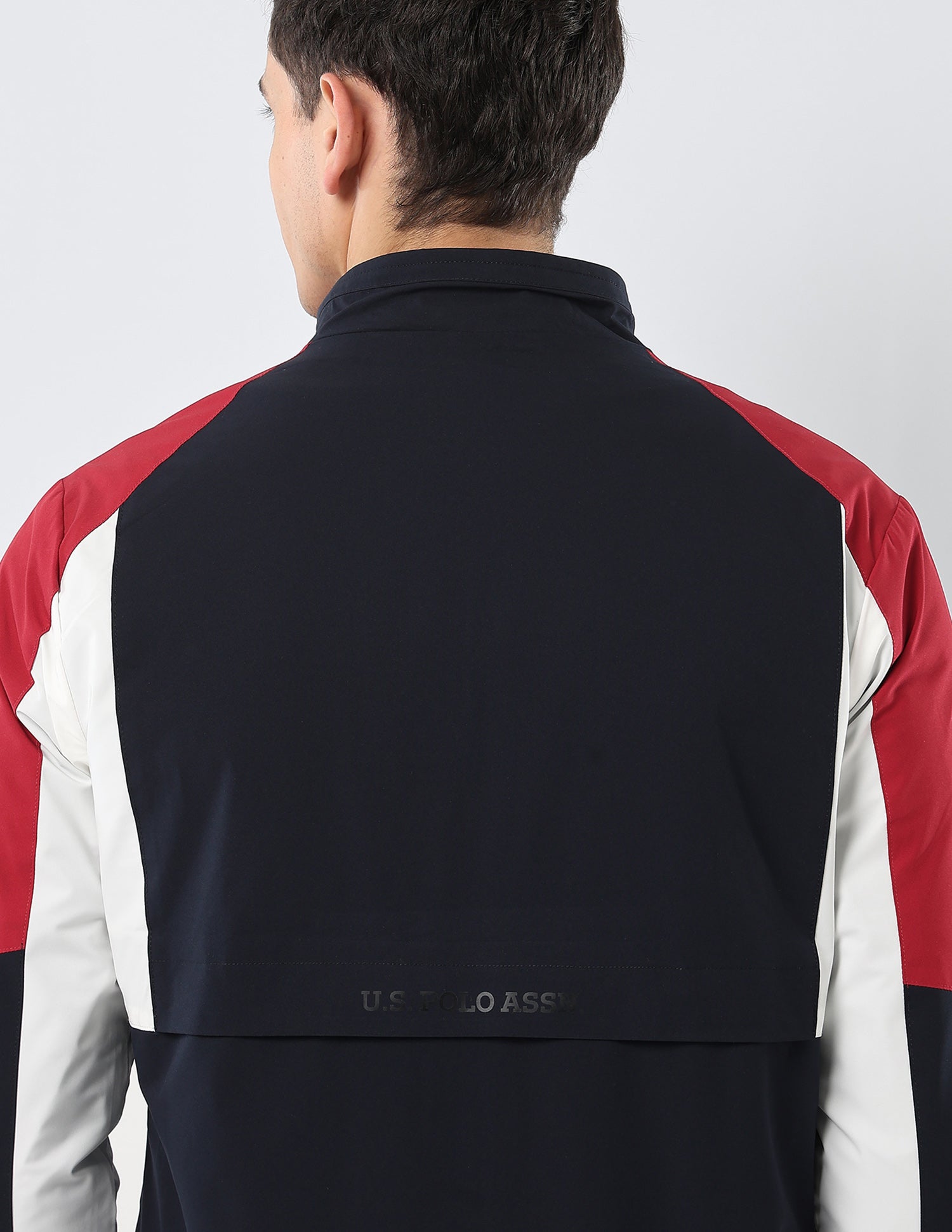 Colour Blocked Reversible Jacket Navy - U.S. POLO ASSN. | Large