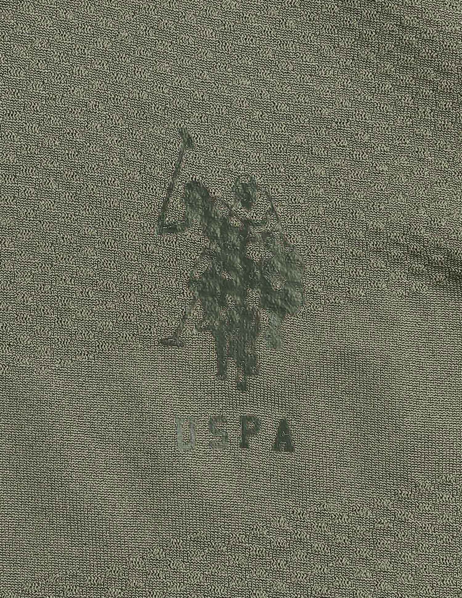 Moisture Absorbent Stretch Fit AV001 Vest - Pack Of 1 Olive - U.S. Polo Assn. India | Large