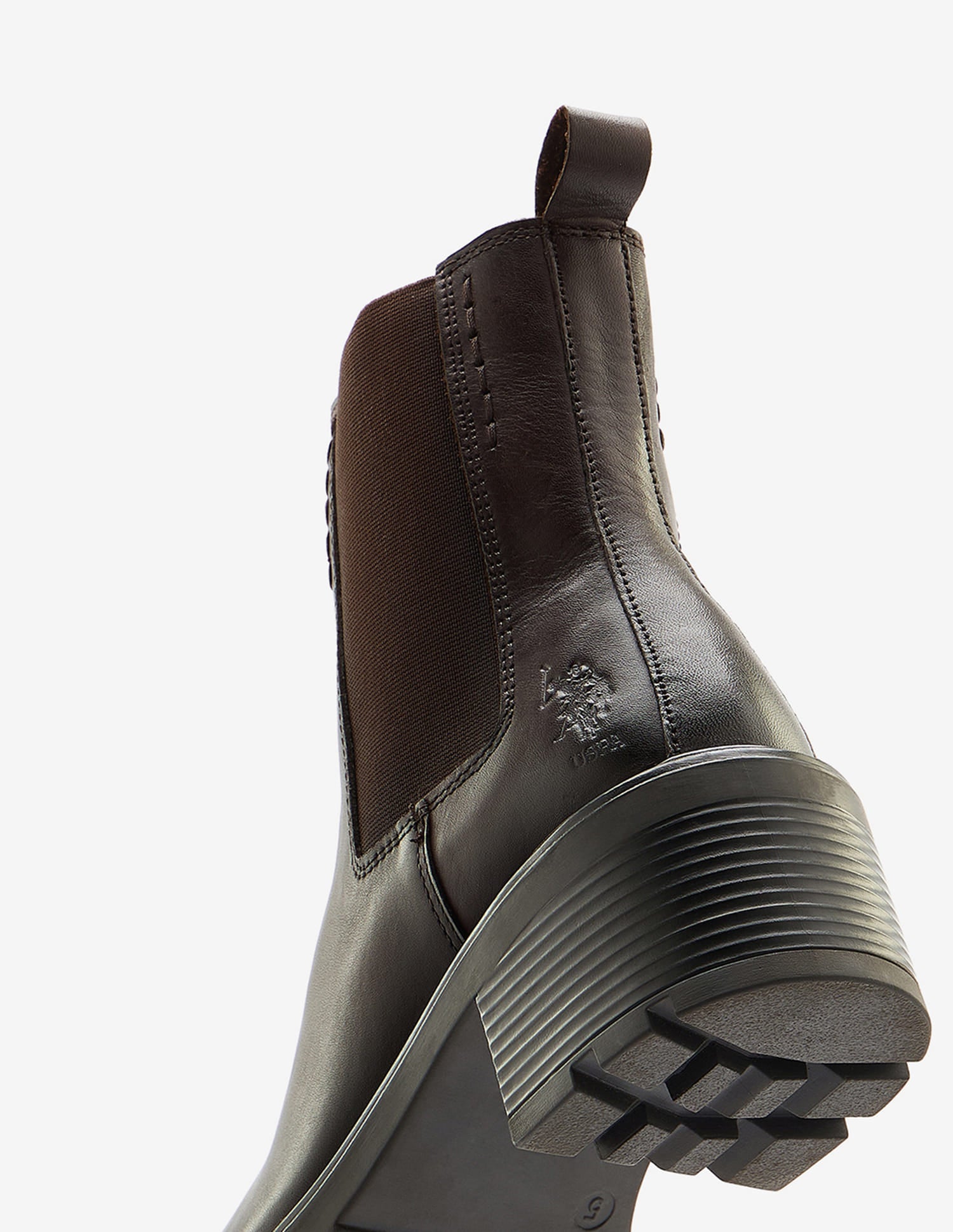 Mynta Leather Chelsea Boots Brown - U.S. Polo Assn. India | Large