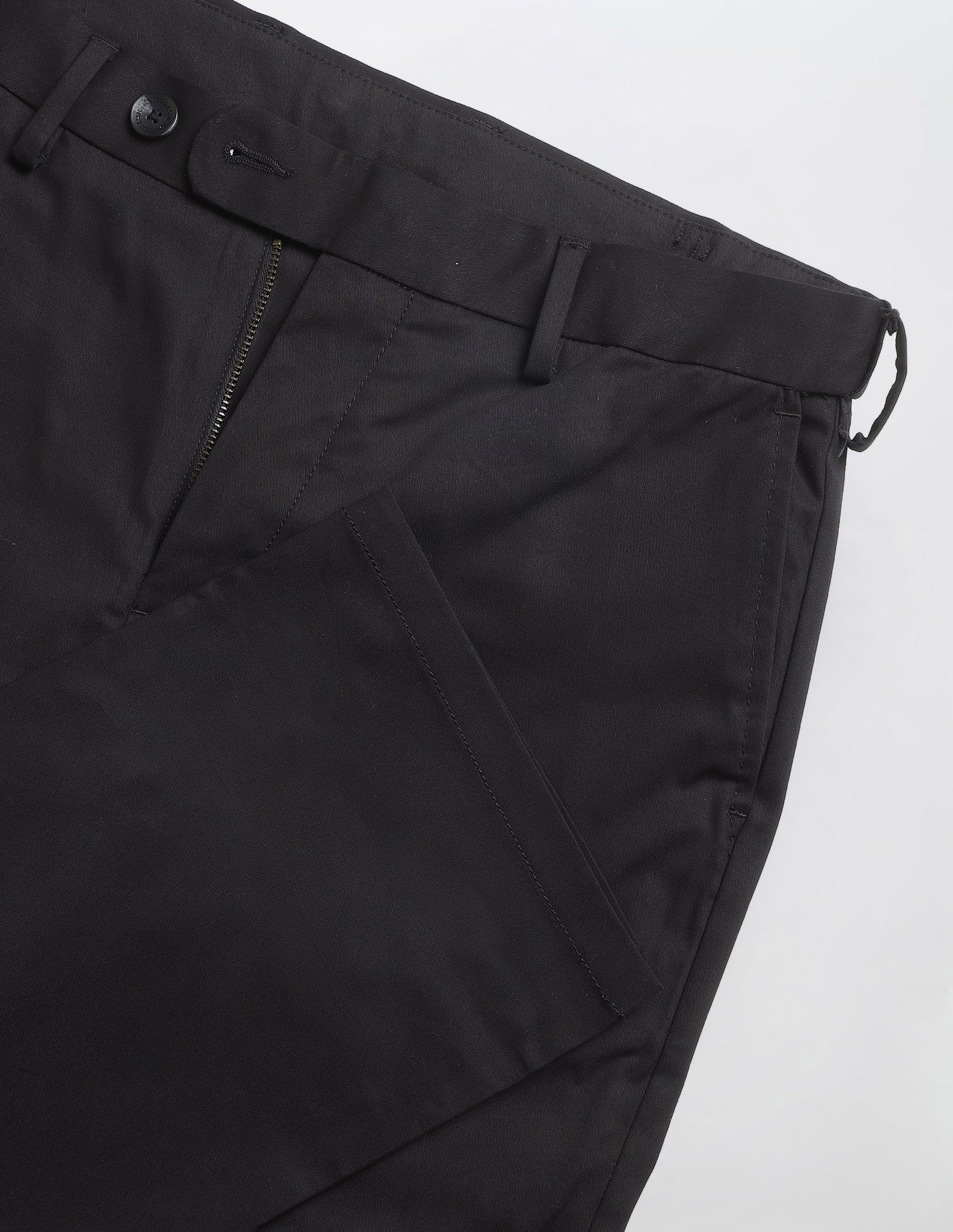 Riley Straight Fit Twill Trousers Black - U.S. Polo Assn. India | Large