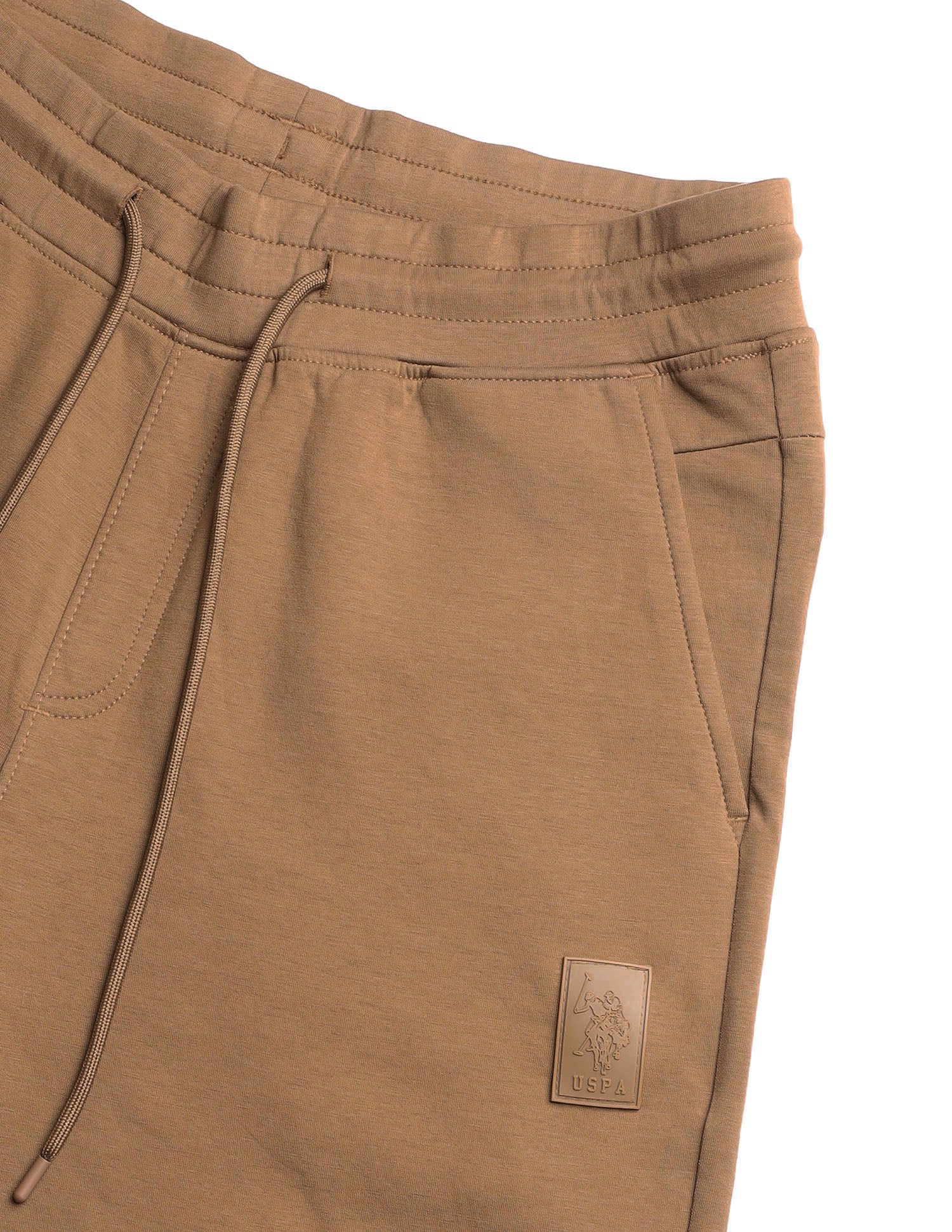 Breathable Mid Rise PJ001-PL Lounge Joggers - Pack Of 1 Malt Ball - U.S. Polo Assn. India | Large