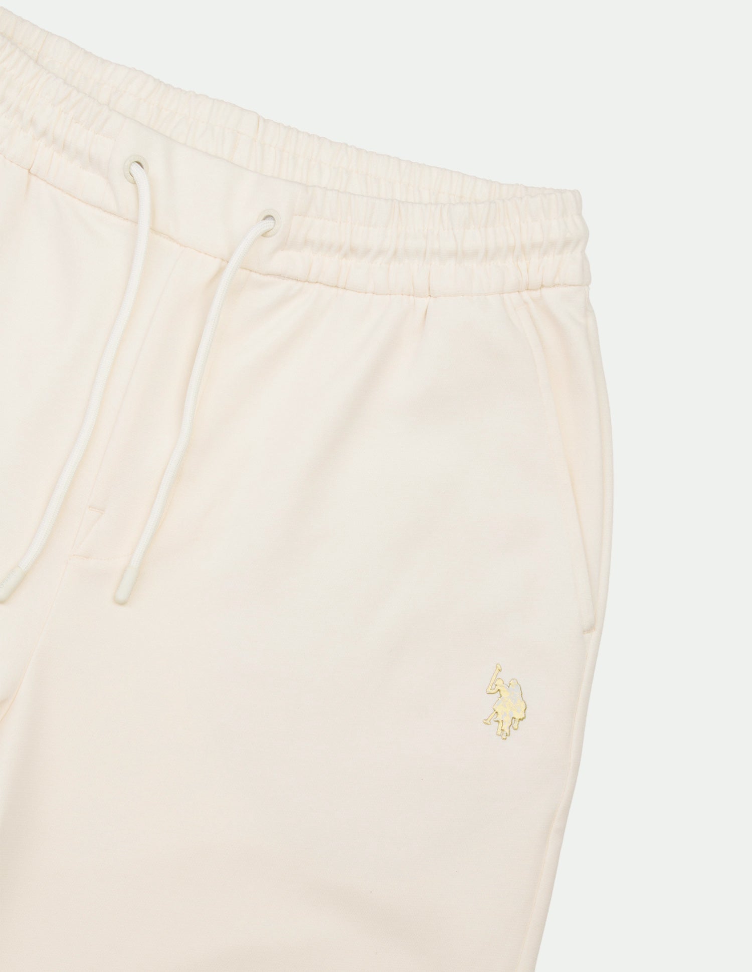 Mid Rise Regular Fit Track Pants Off White - U.S. Polo Assn. India | Large