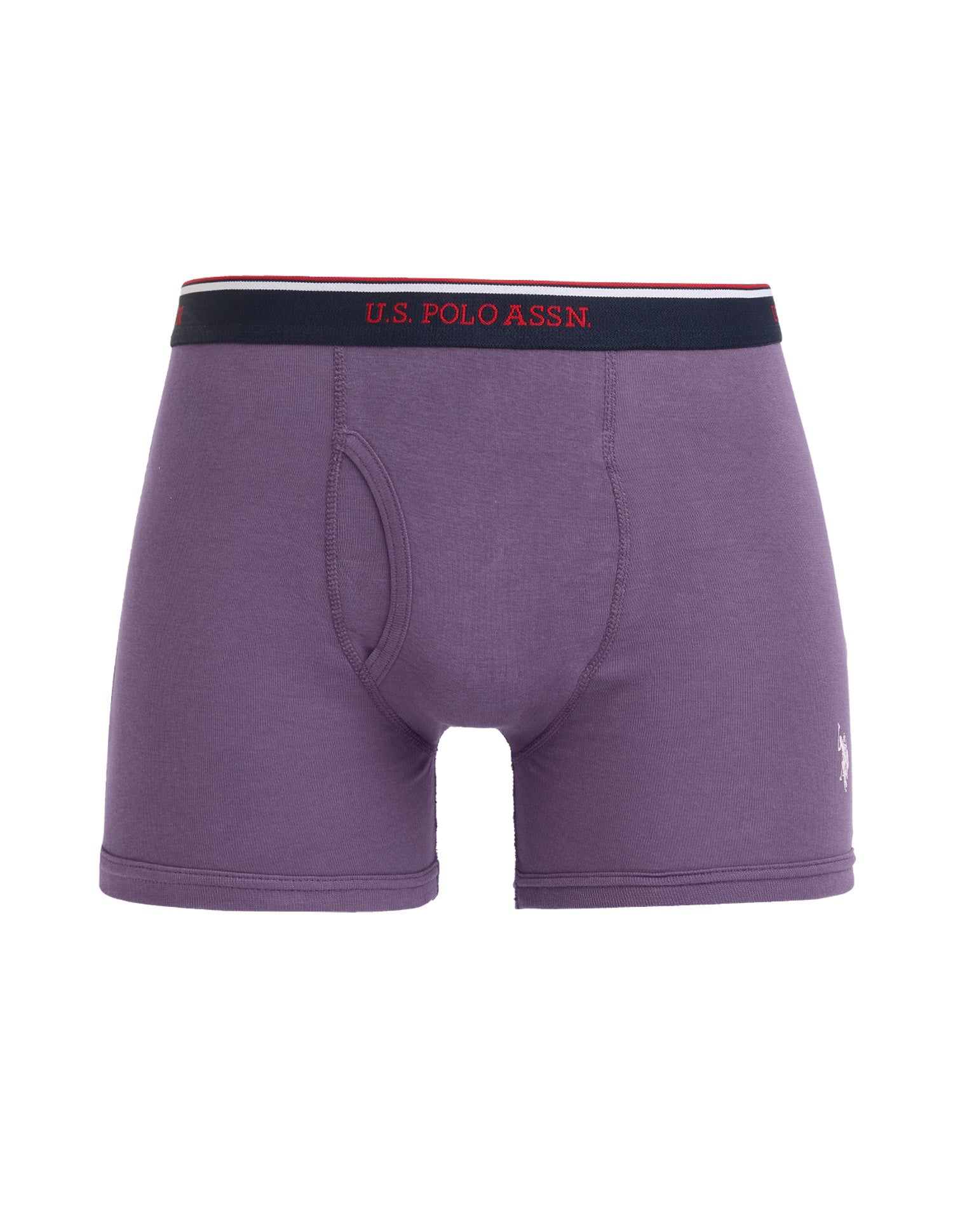 Breathable Soft Cotton I667-P1 Trunks - Pack Of 1 Deep Purple - U.S. Polo Assn. India | Large