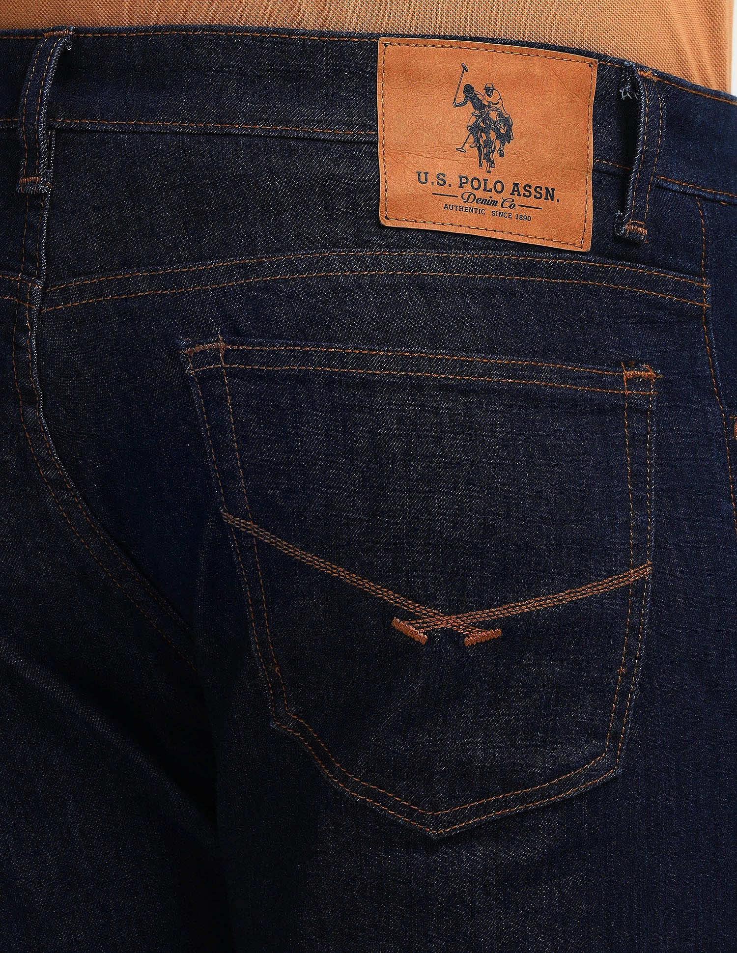 Regallo Skinny Fit Blue Jeans Blue - U.S. Polo Assn. India | Large