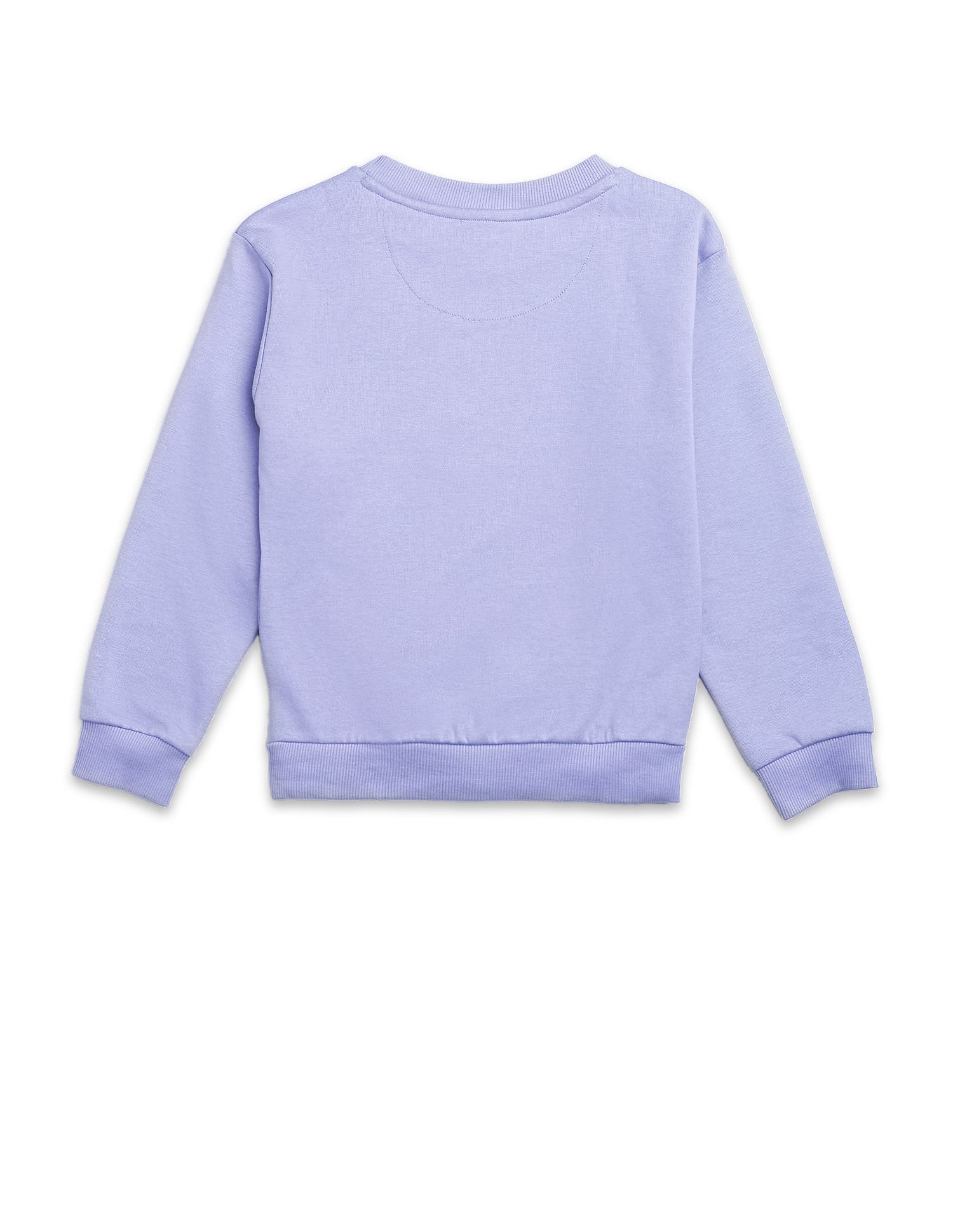 Girls Graphic Print Sweatshirt Light Purple - U.S. POLO ASSN. | Large