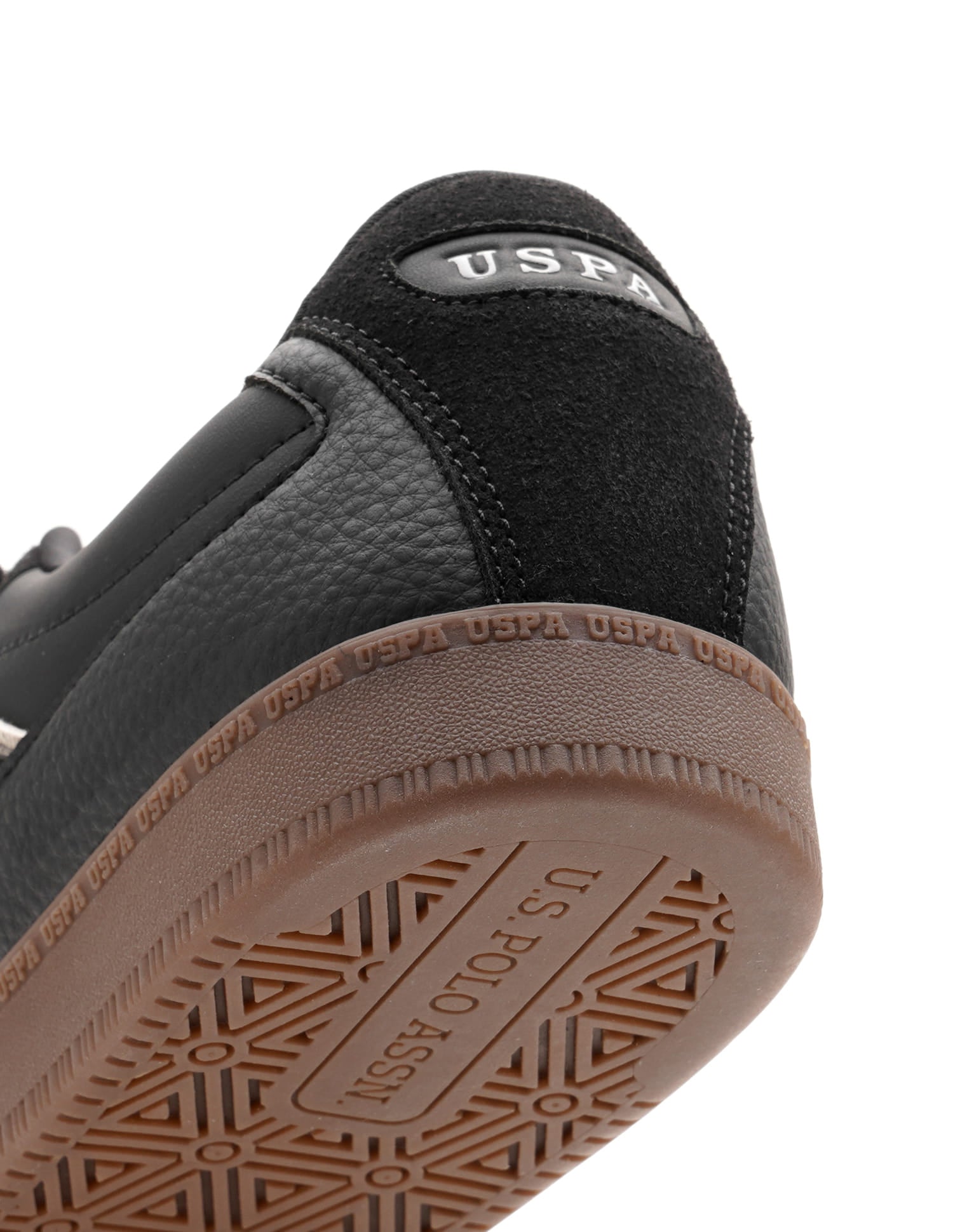 Men Jorge Solid Sneakers Black - U.S. Polo Assn. India | Large