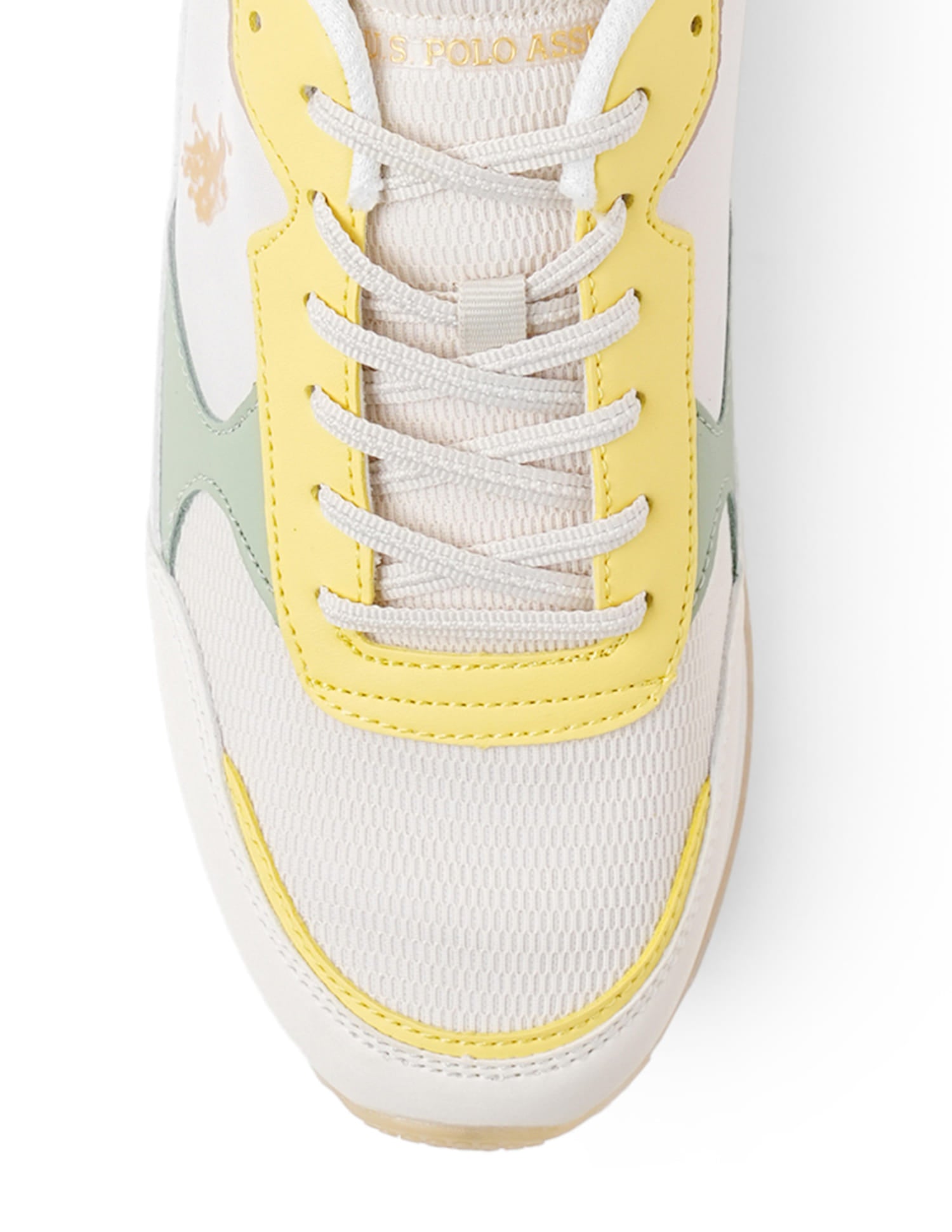 Women Colour Block Alora Sneakers Yellow - U.S. Polo Assn. India | Large