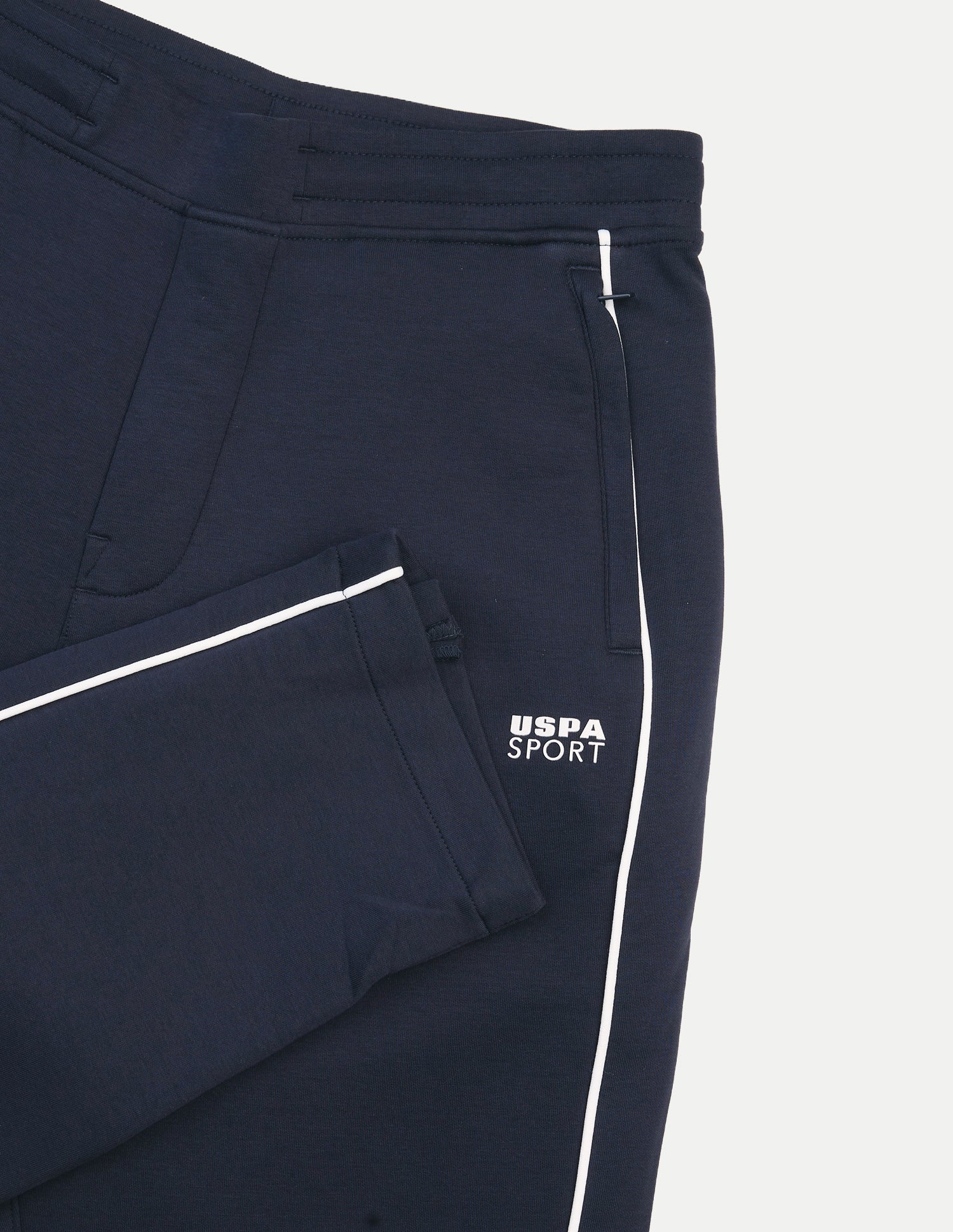 Mid Rise Regular Fit Active Track Pants Navy - U.S. Polo Assn. India | Large