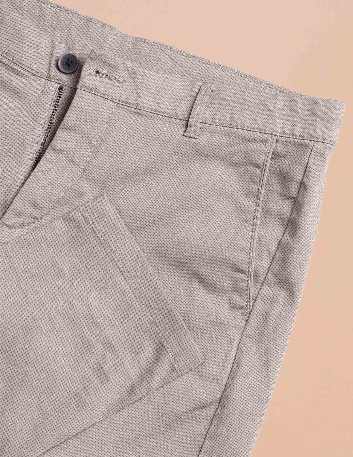 Austin Regular Fit Cotton Stretch Printed Signature Chinos Grey - U.S. POLO ASSN. | Large