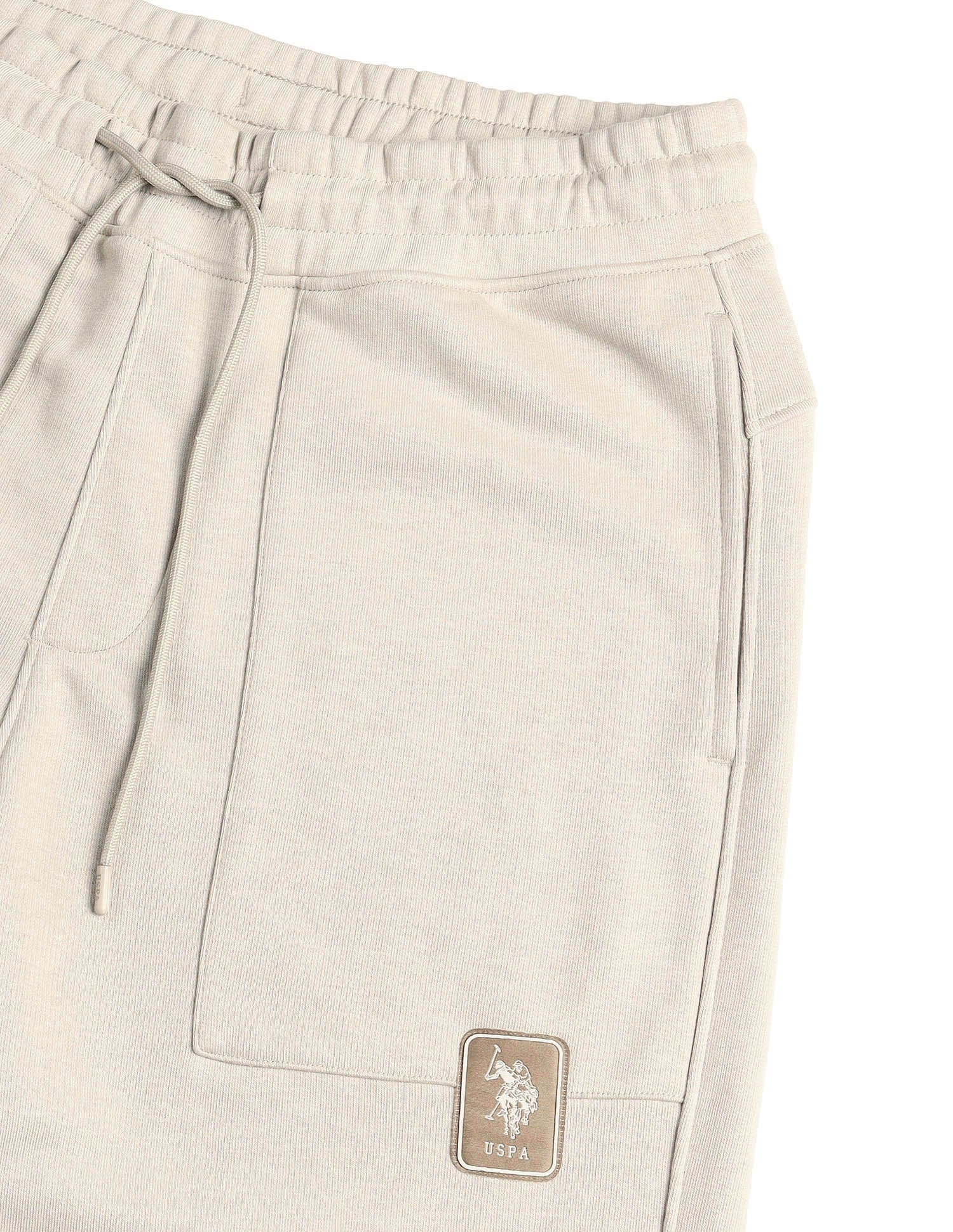Baggy Fit Cotton Terry OR006 Lounge Pants - Pack Of 1 Grey Mid Stone - U.S. Polo Assn. India | Large